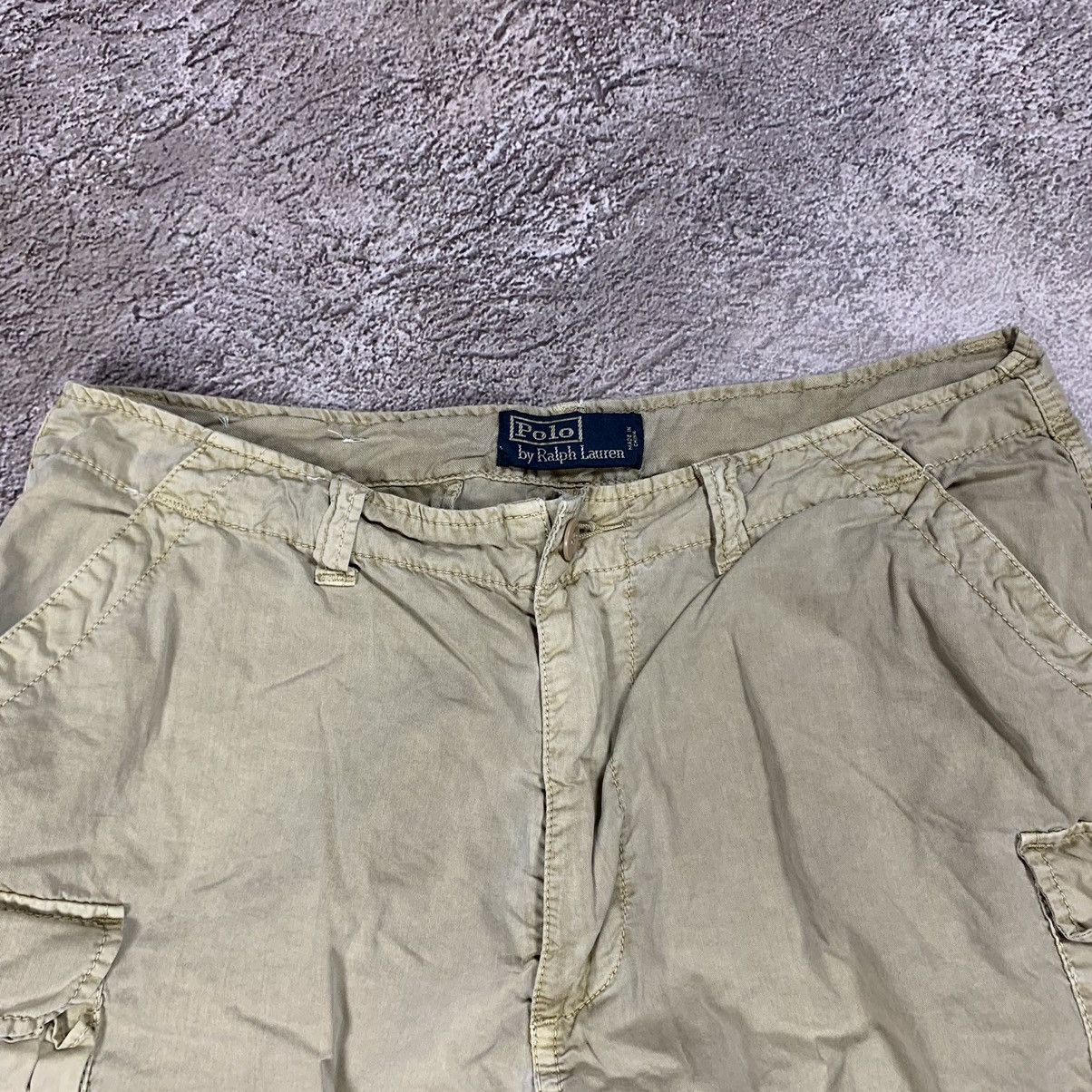 Vintage Vintage Y2K Polo Ralph Lauren Cargo Shorts Baggy Khaki 32 Size US 32 / EU 48 - 4 Thumbnail
