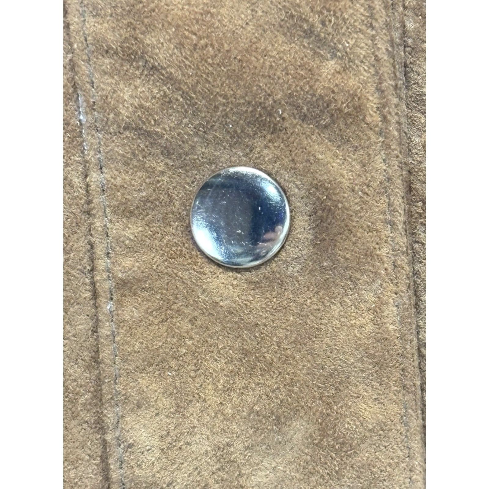 Zara Zara Skirt Brown Suede Aline Women’s XS Snap Front Mini 27”x16.5” Festival Size 26" / US 2 / IT 38 - 4 Thumbnail