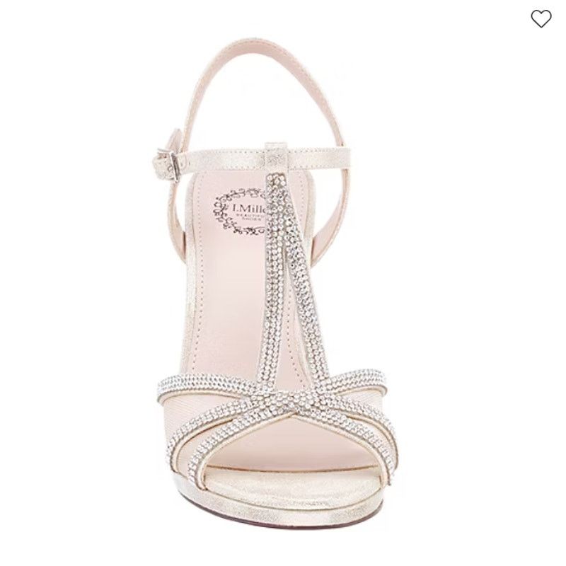 Other I.Miller Womens Ramona Heeled Sandals Gold Size 9.5M Size US 9.5 / IT 39.5 - 11 Thumbnail