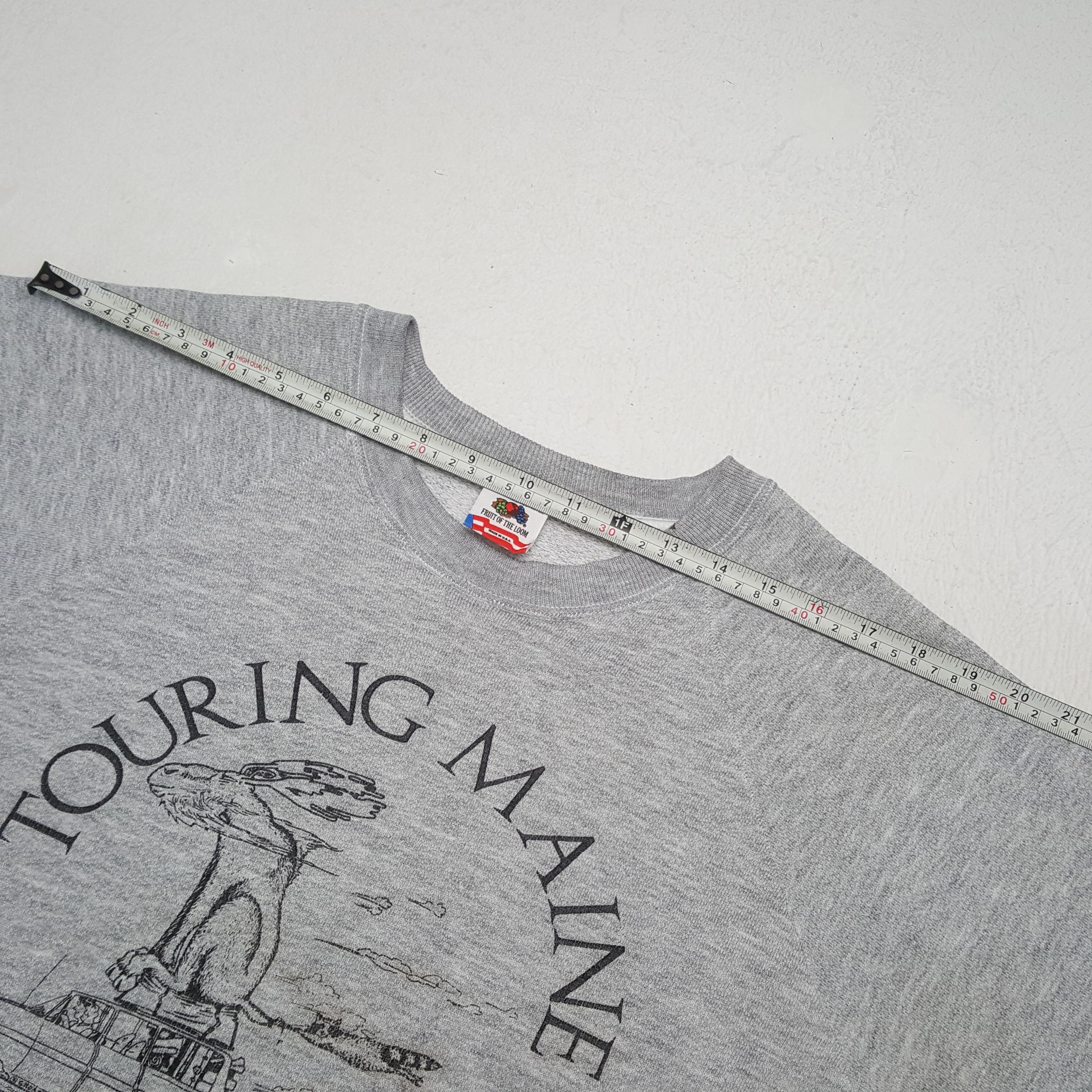 Vintage TOURING MAINE Vintage Sweatshirt C291N26 Size US M / EU 48-50 / 2 - 6 Thumbnail