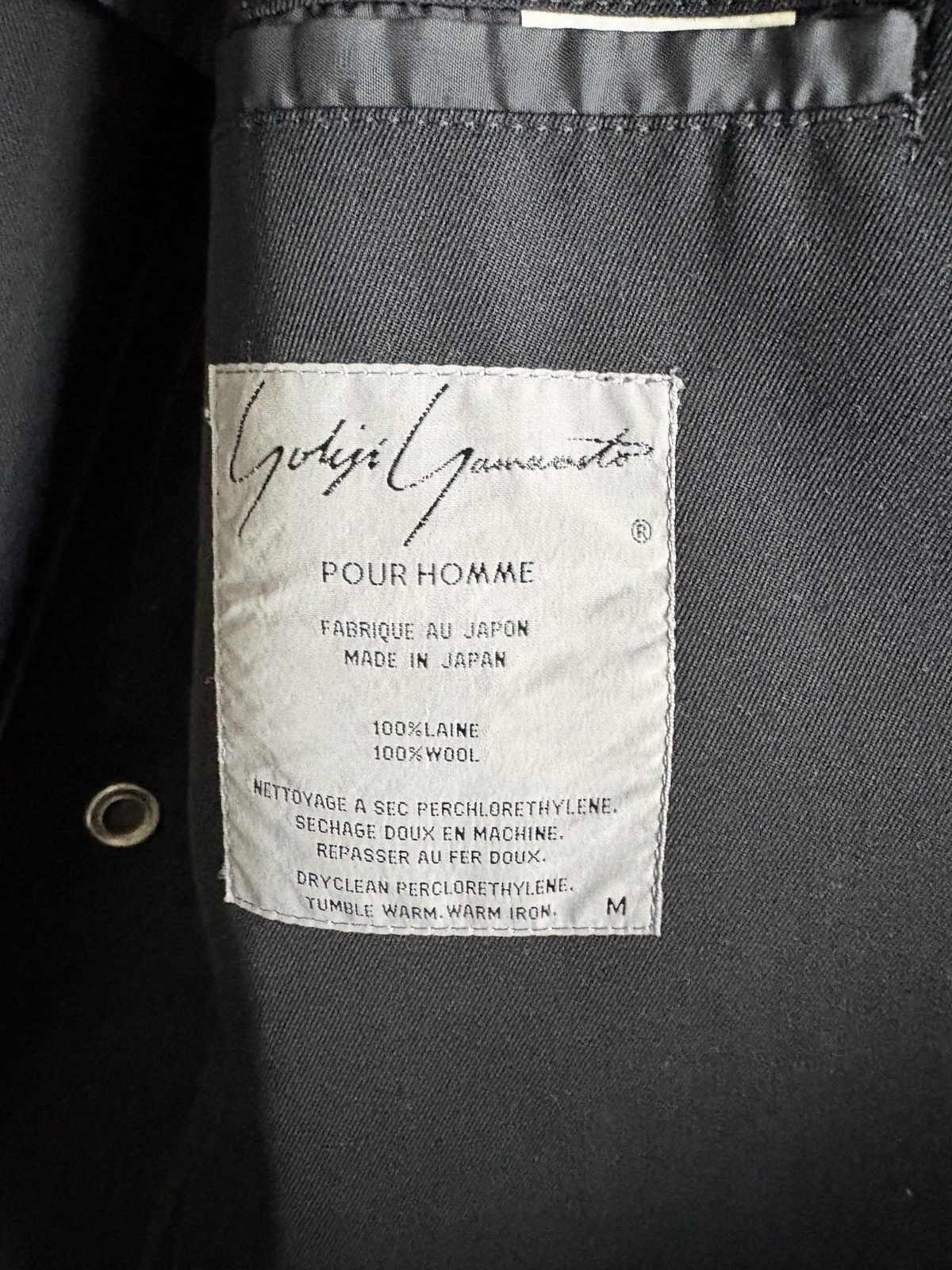 Yohji Yamamoto Yohji Yamamoto 90s/2000s Pour Homme Blazer Size M / US 6-8 / IT 42-44 - 6 Thumbnail
