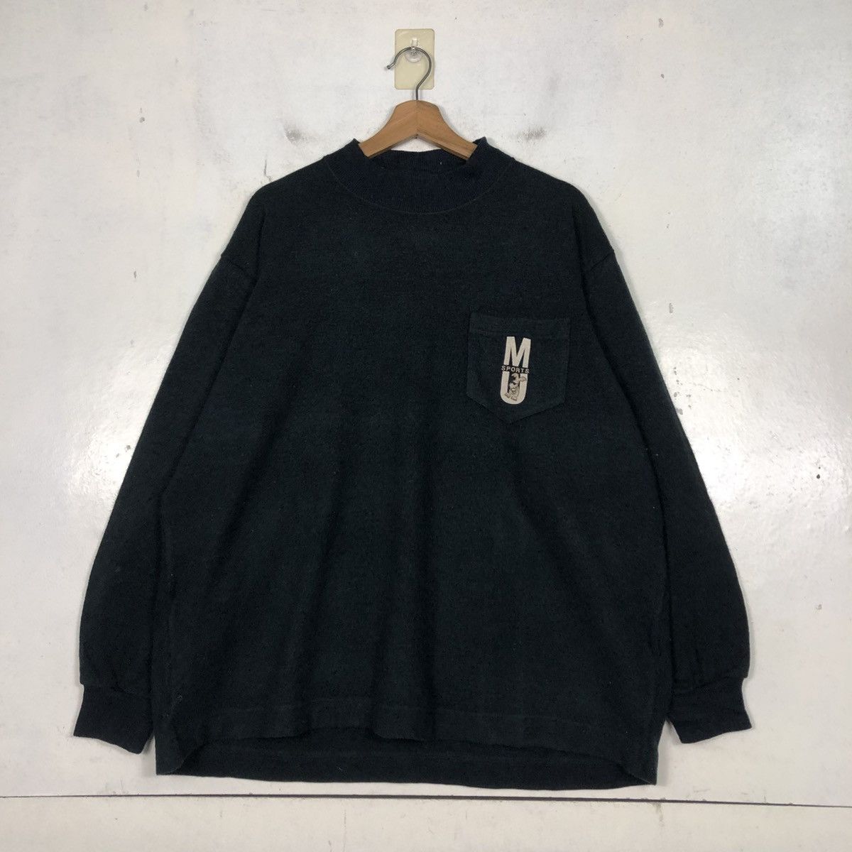 Issey Miyake 📌Vintage Sweatshirt Turtle Neck MU Sports Made in Japan Size US M / EU 48-50 / 2 - 3 Thumbnail