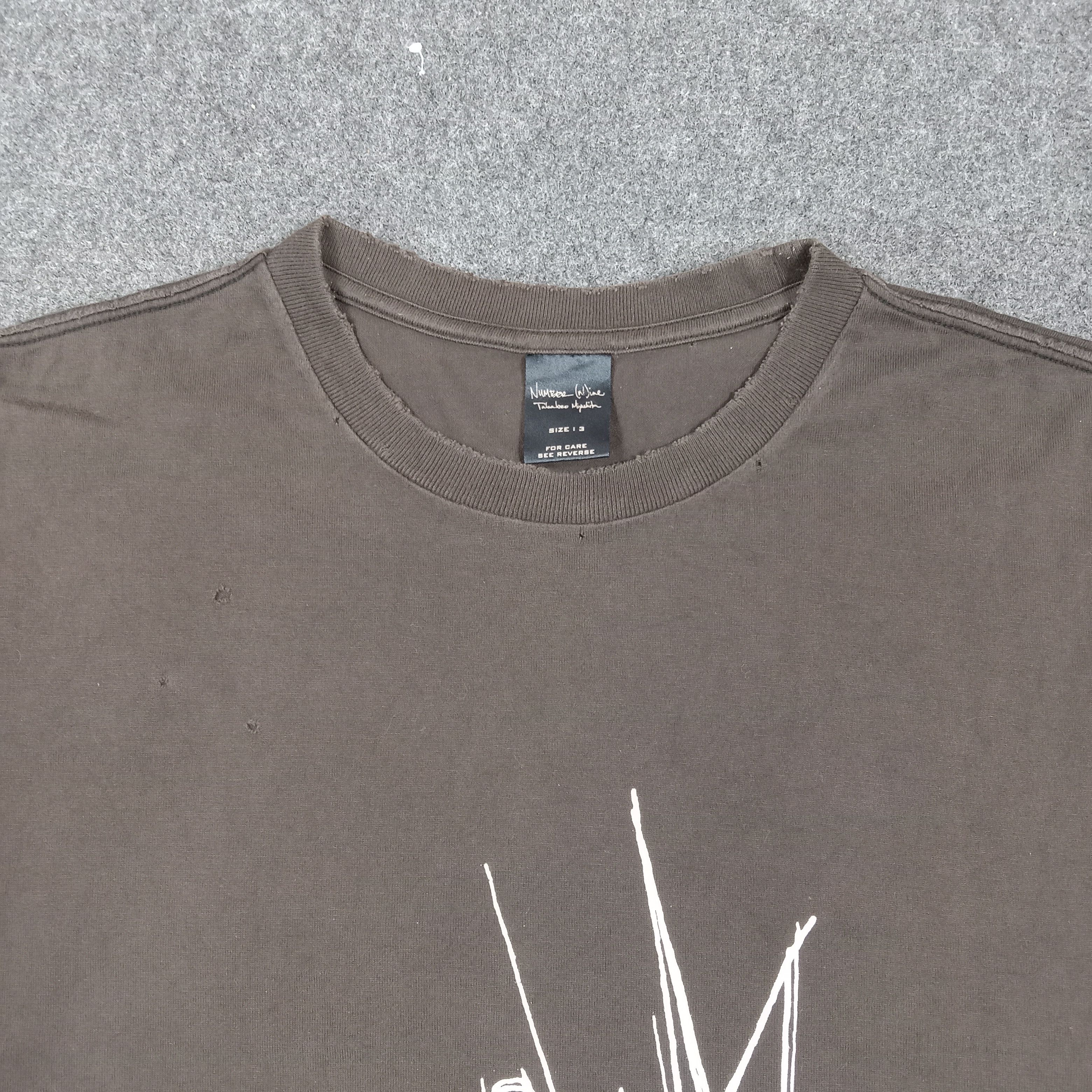 Number (N)ine Number Nine Takahiro Miyashita Japanese Tshirt C276N71 Size US L / EU 52-54 / 3 - 3 Thumbnail