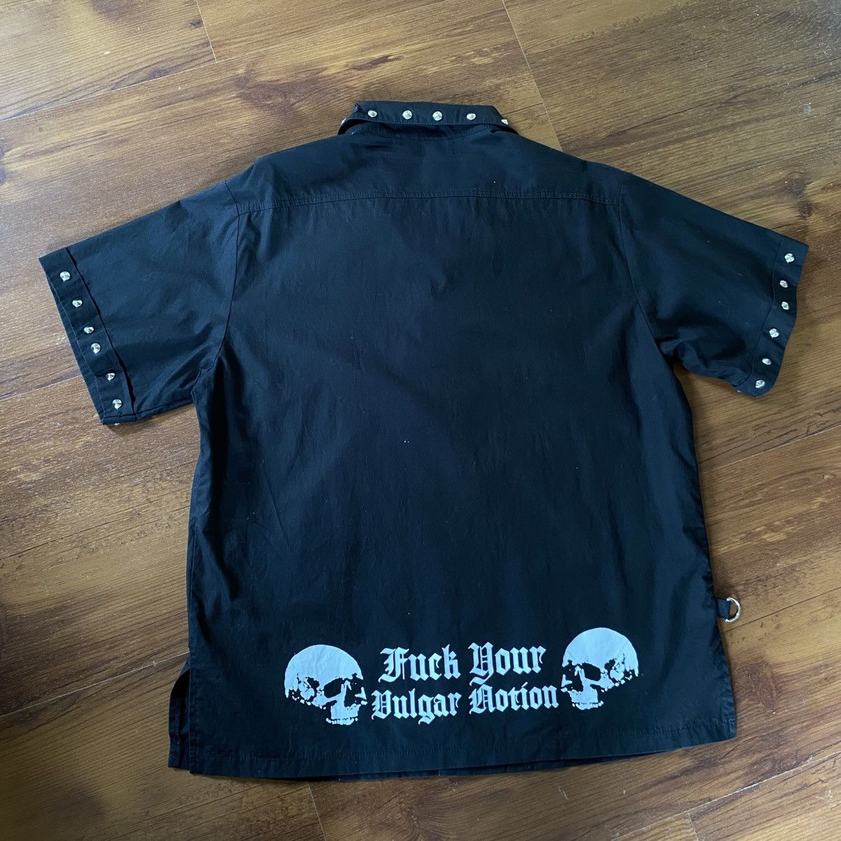 Sex Pot ReVeNGe SEX POT ReVeNGe Y2K Punk Black Studded Punk Patch Shirt Size US M / EU 48-50 / 2 - 22 Thumbnail