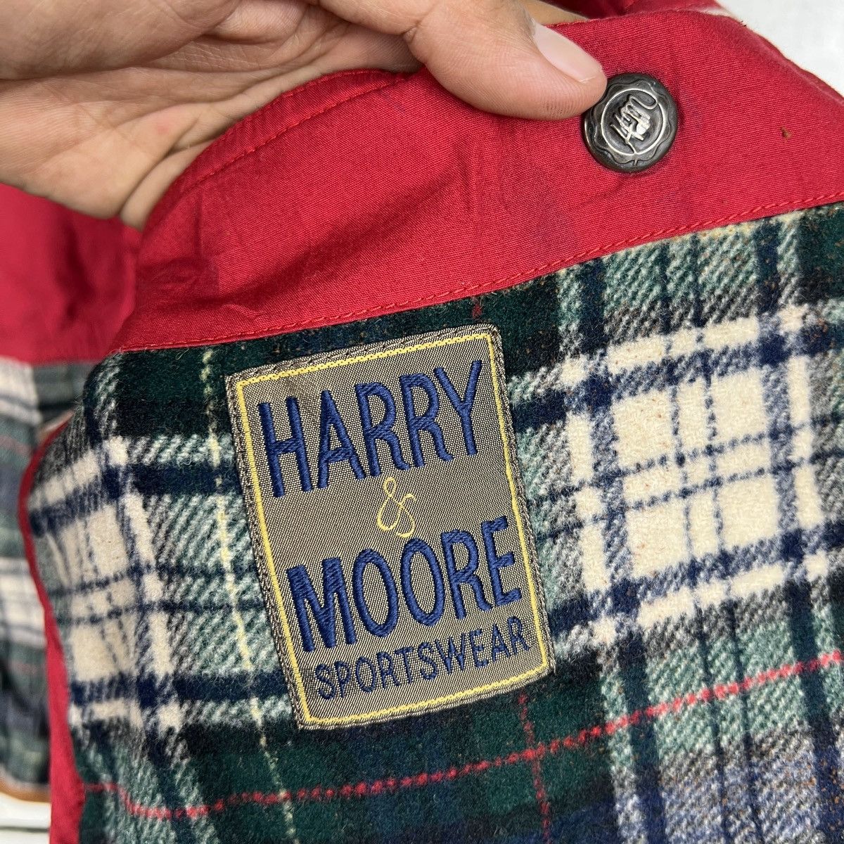 Other 🔥 Vintage Harry & Moore Sportwear Fur Trim Leather Jacket Size US M / EU 48-50 / 2 - 15 Thumbnail