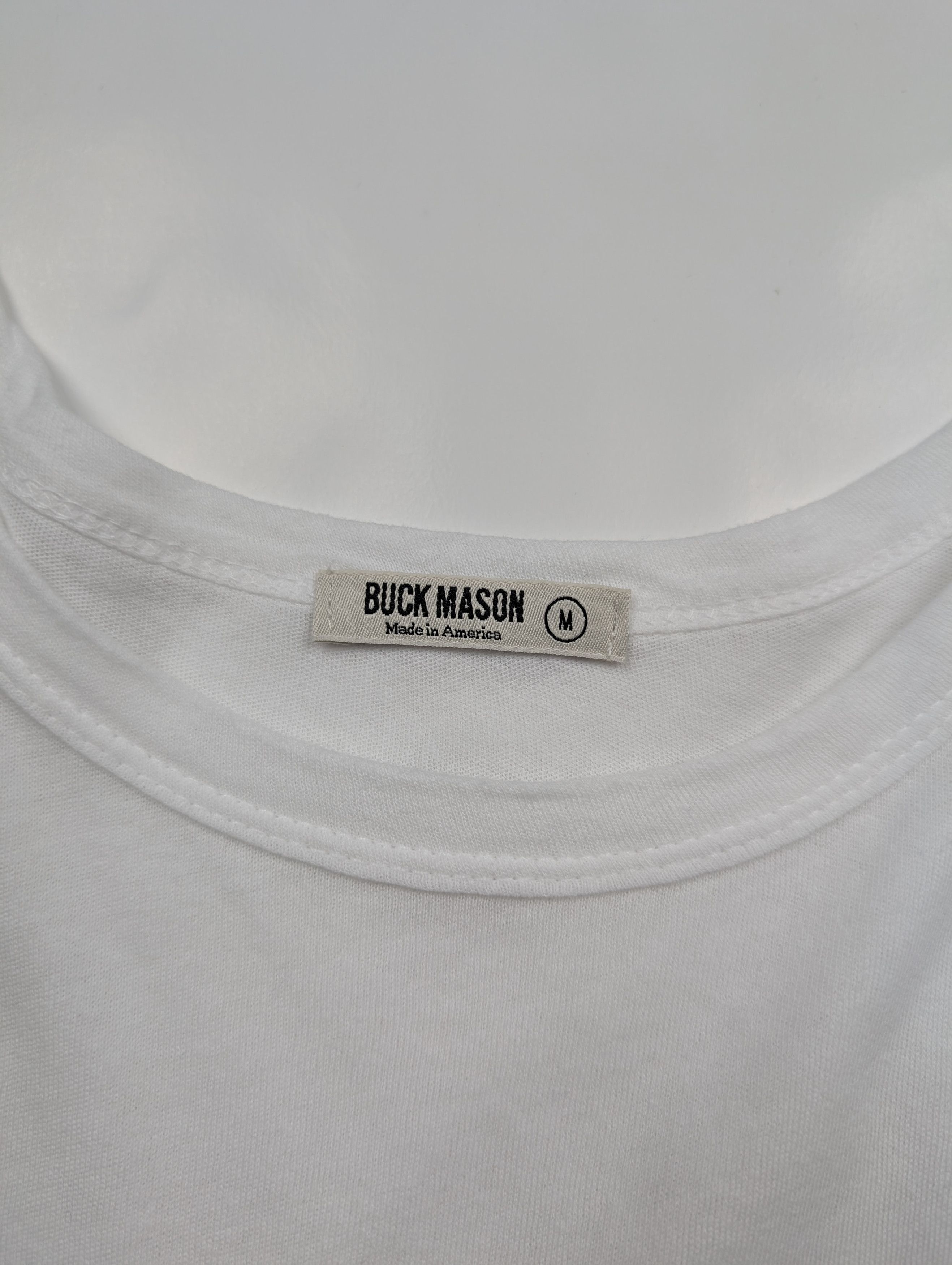 Buck Mason Buck Mason White Cotton T-Shirt Size US M / EU 48-50 / 2 - 3 Thumbnail