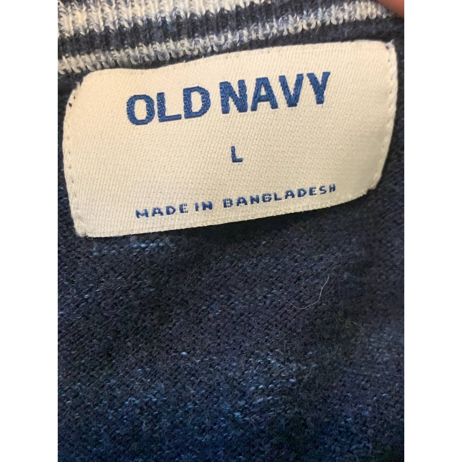 Old Navy Old Navy men blue long sleeves crew neck sweater size Large Size US L / EU 52-54 / 3 - 5 Thumbnail