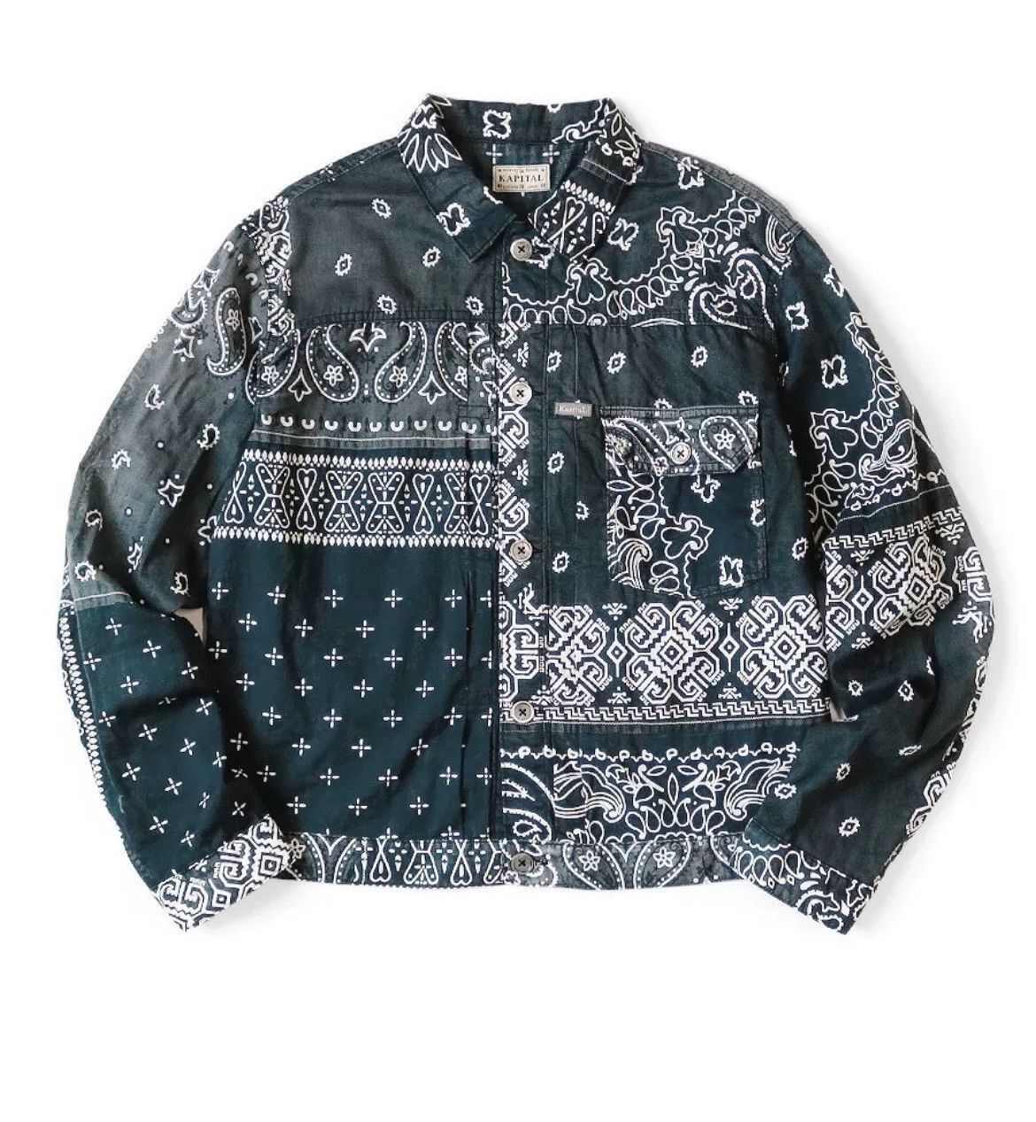 Kapital Kapital Hirata And Hiro Cotton Shirt - DMC Size US S / EU 44-46 / 1 - 1 Thumbnail
