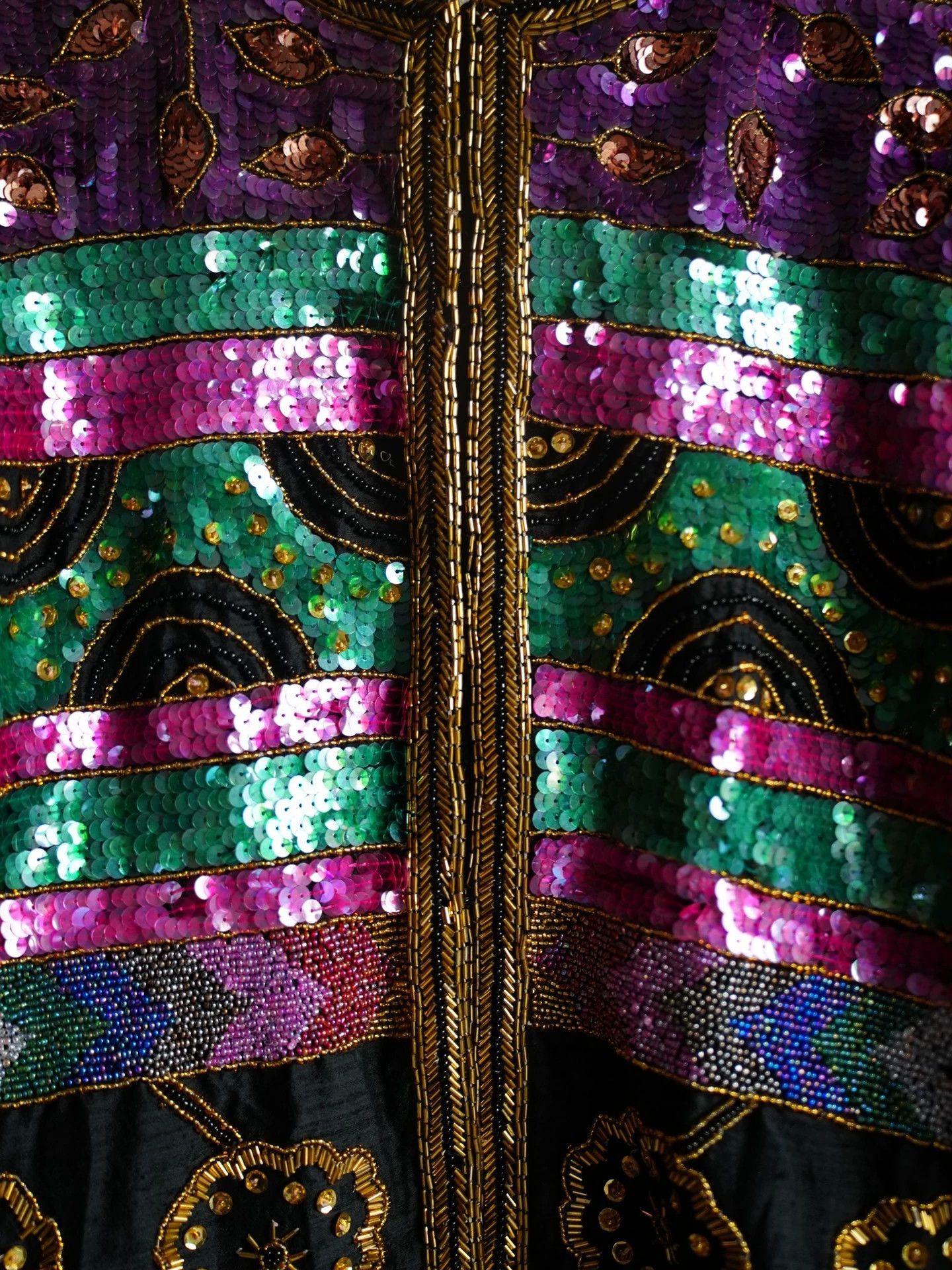 Other American Vintage Beaded Silk Short Jacket Size S / US 4 / IT 40 - 3 Thumbnail