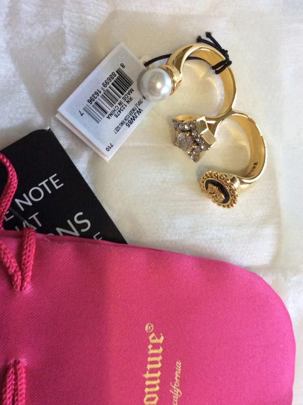 Juicy Couture Jeans juicy couture ladies twin ring size 7 Size ONE SIZE - 3 Thumbnail