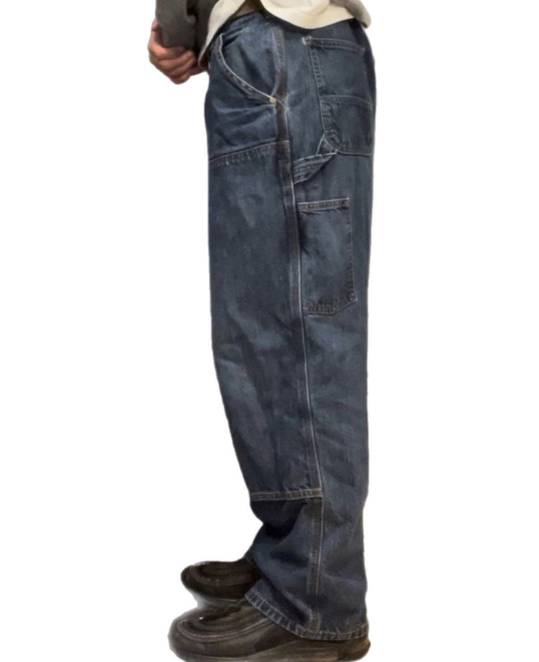 Vintage blue baggy Carhartt double knee carpenter pants