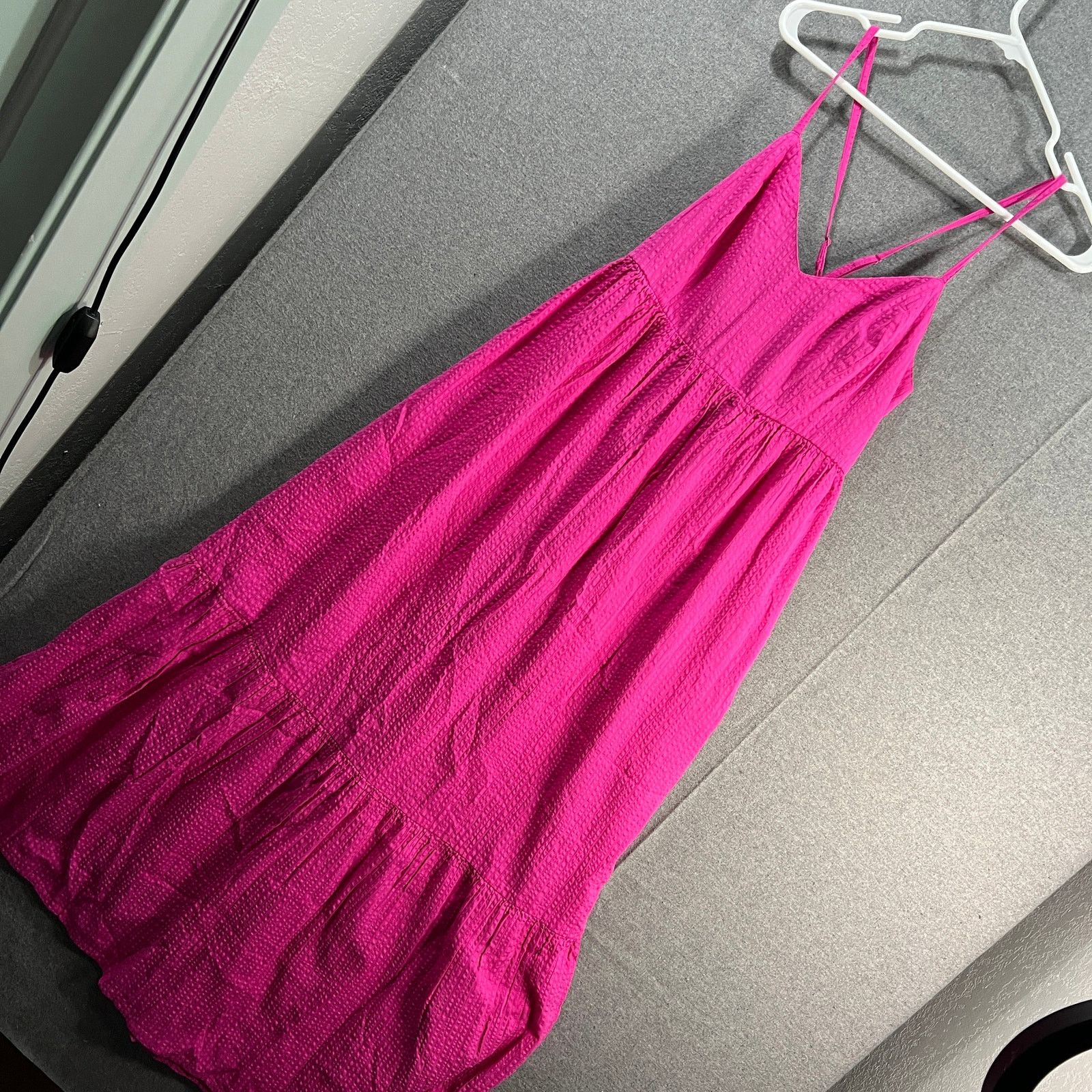 Other Destination 365 Regular Seersucker Maxi Dress Size S / US 4 / IT 40 - 1 Thumbnail