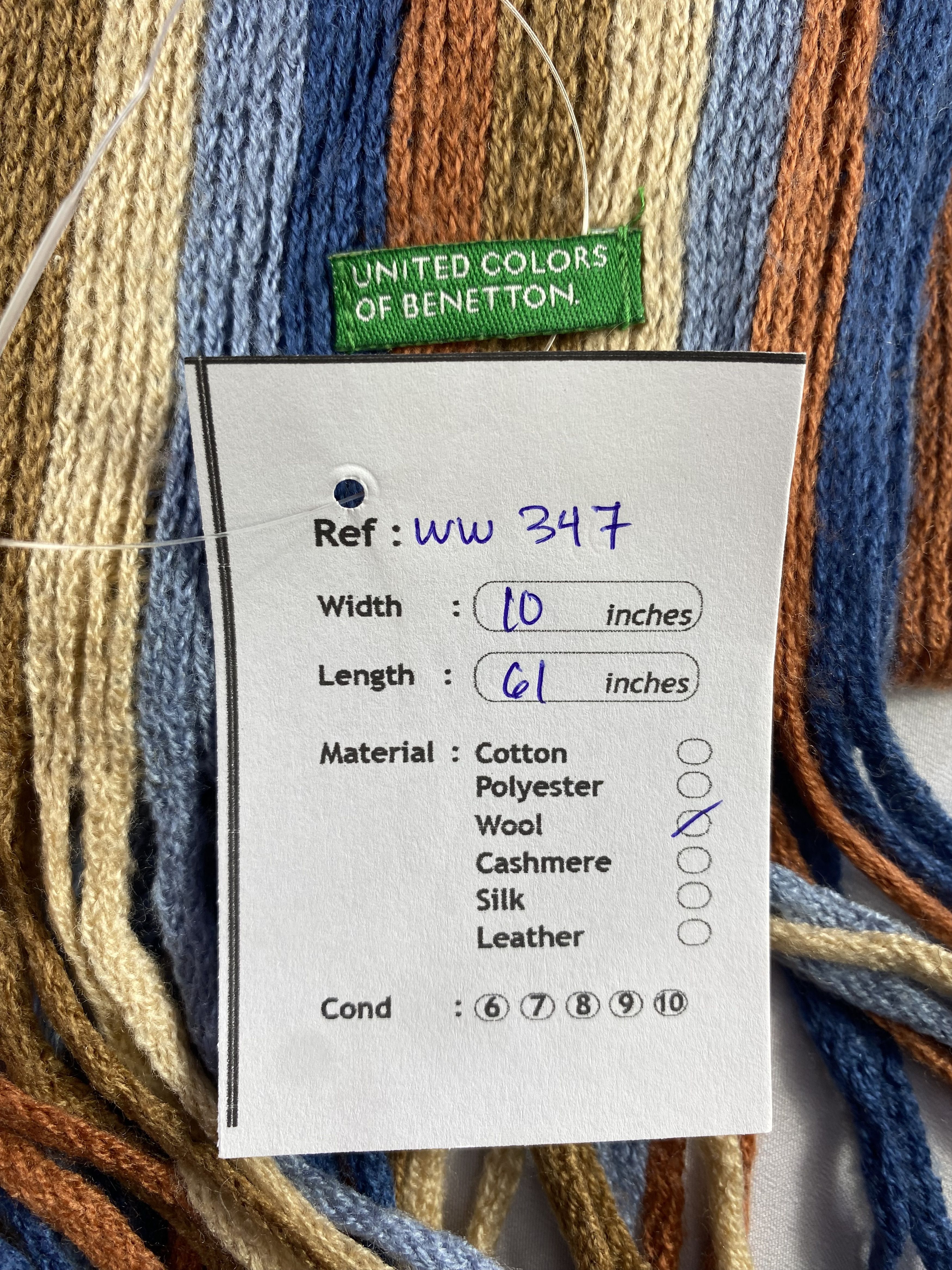 United Colors Of Benetton United Colors Of Benetton Scarf / Muffler / Neckwear - WW347 Size ONE SIZE - 5 Thumbnail