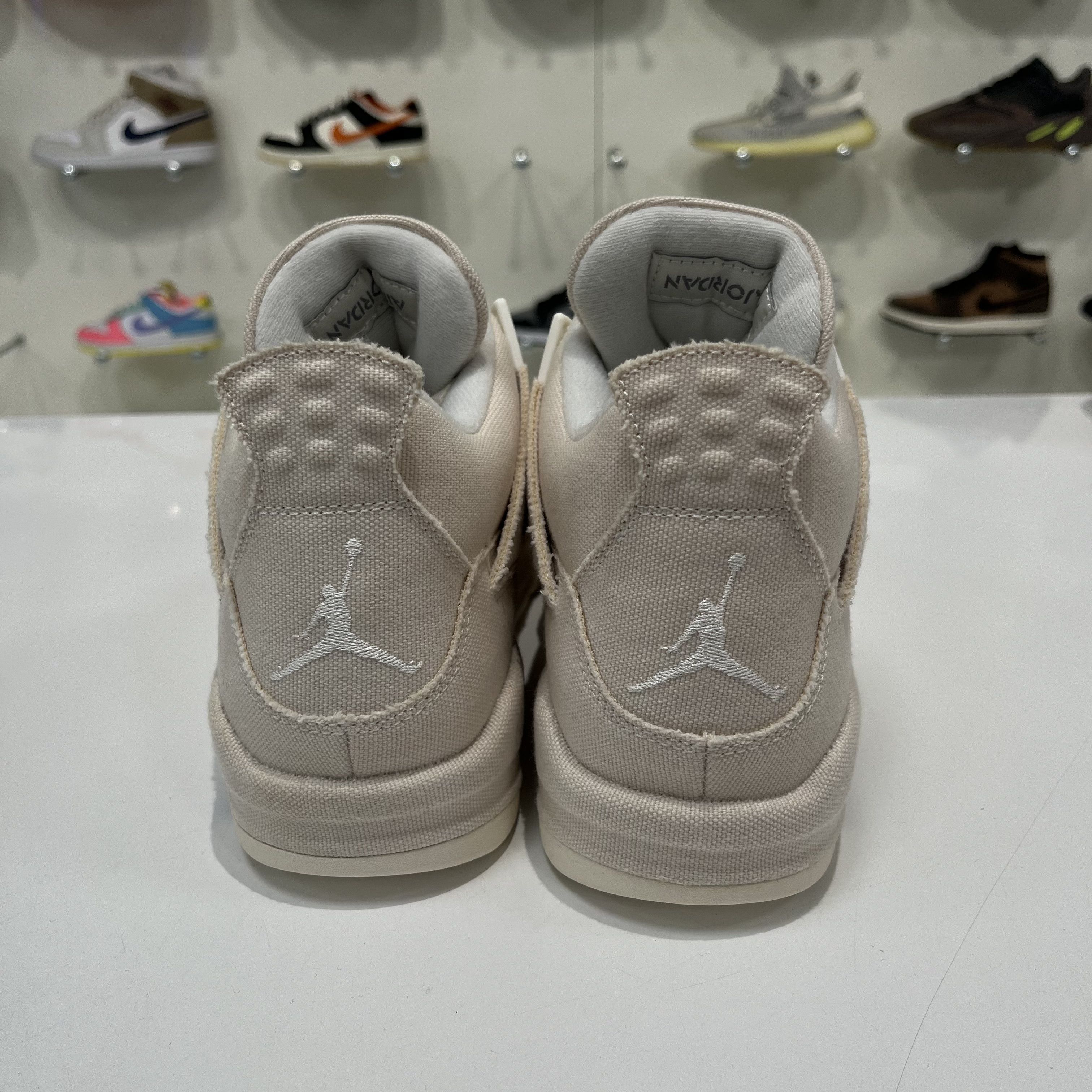 Nike Air Jordan 4 Retro Blank Canvas Size US 8.5 / IT 38.5 - 3 Thumbnail