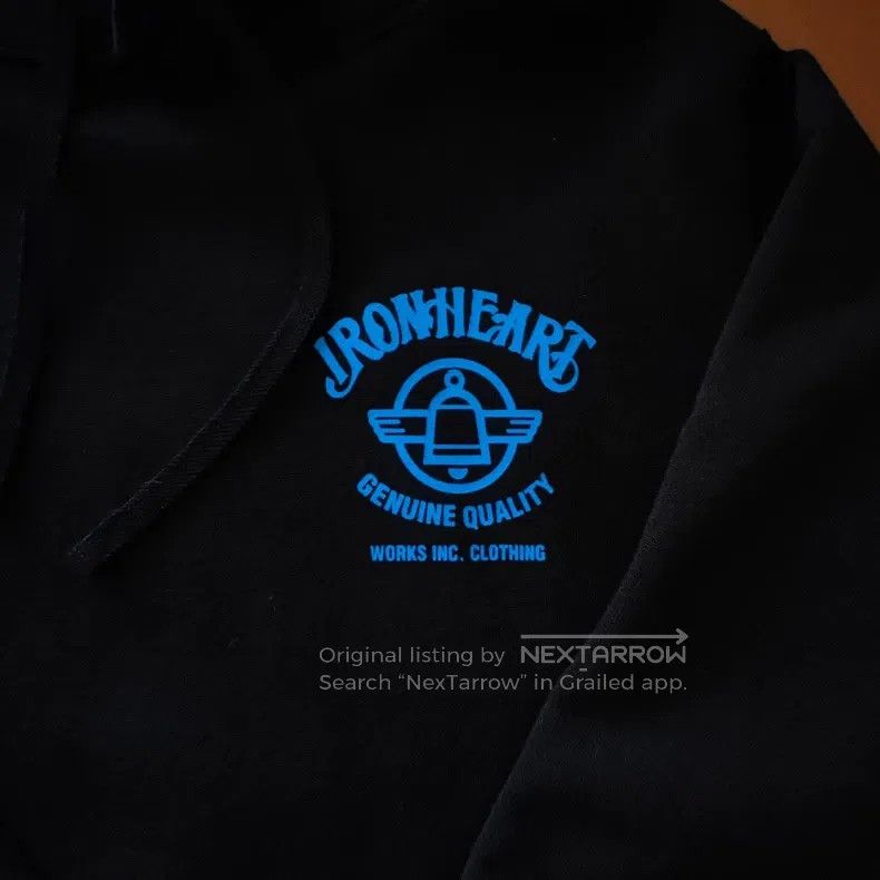 Iron Heart Iron Heart Heavyweight Black Hoodie Size US L / EU 52-54 / 3 - 2 Thumbnail