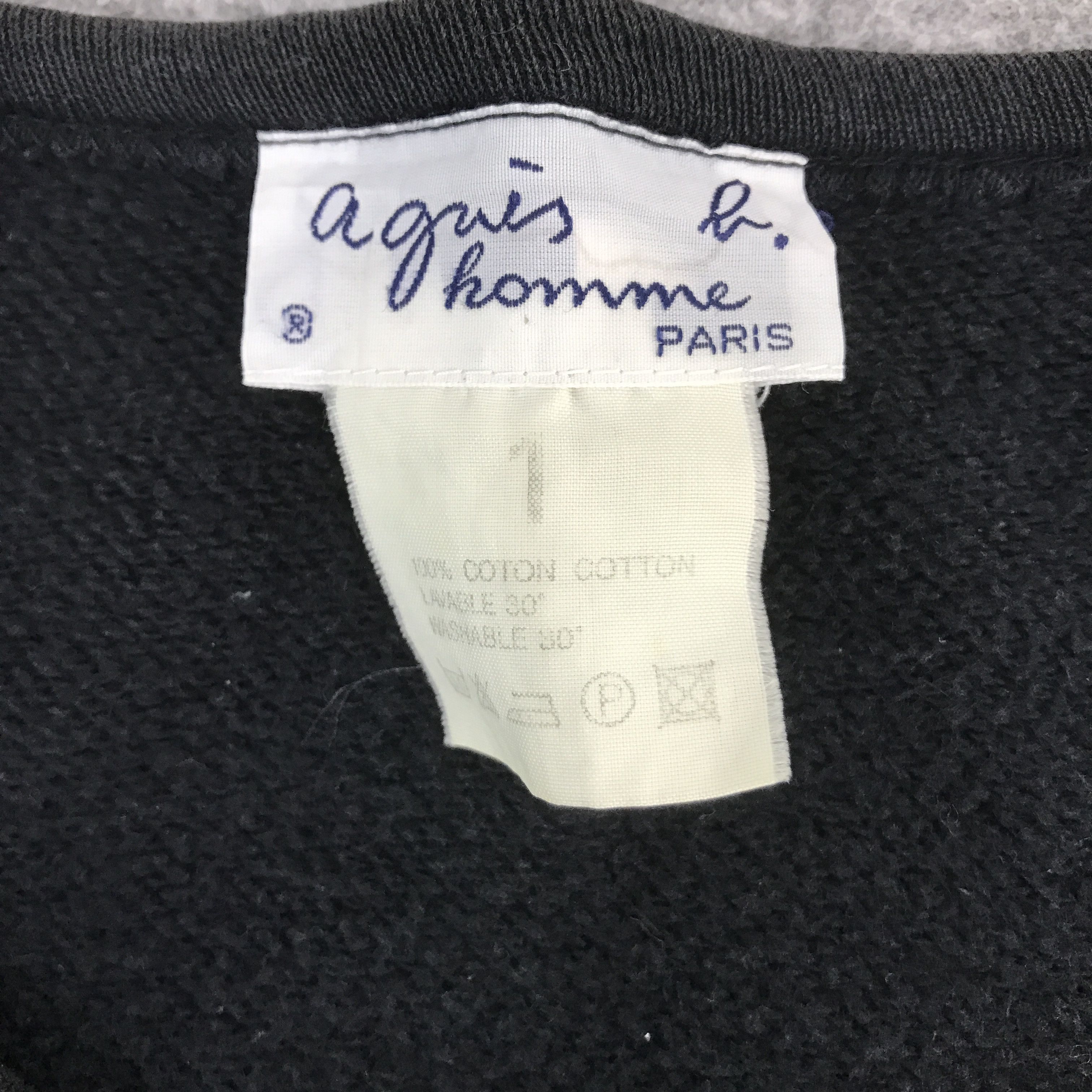 Japanese Brand × agnes b. agnes b. homme oversize design snap button sweatshirt Size US L / EU 52-54 / 3 - 10 Thumbnail