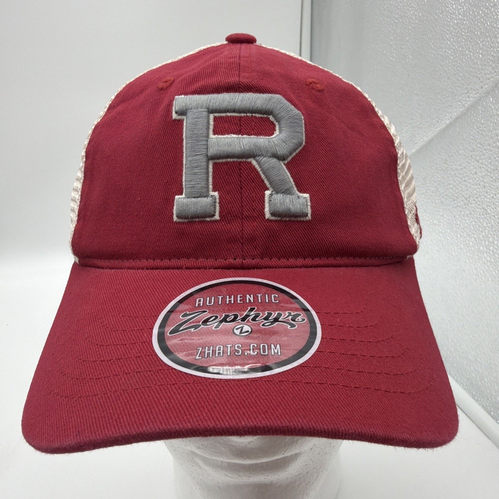 Zephyr Rutgers Hat Cap One Size Red Cream Gray SnapBack Zephyr Size ONE SIZE - 1 Thumbnail