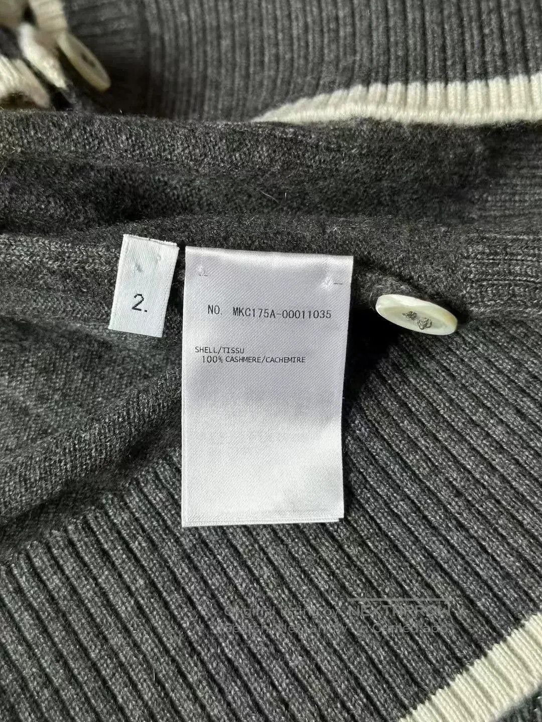 Thom Browne thom browne cashmere cardigan in gray. Size US M / EU 48-50 / 2 - 4 Thumbnail