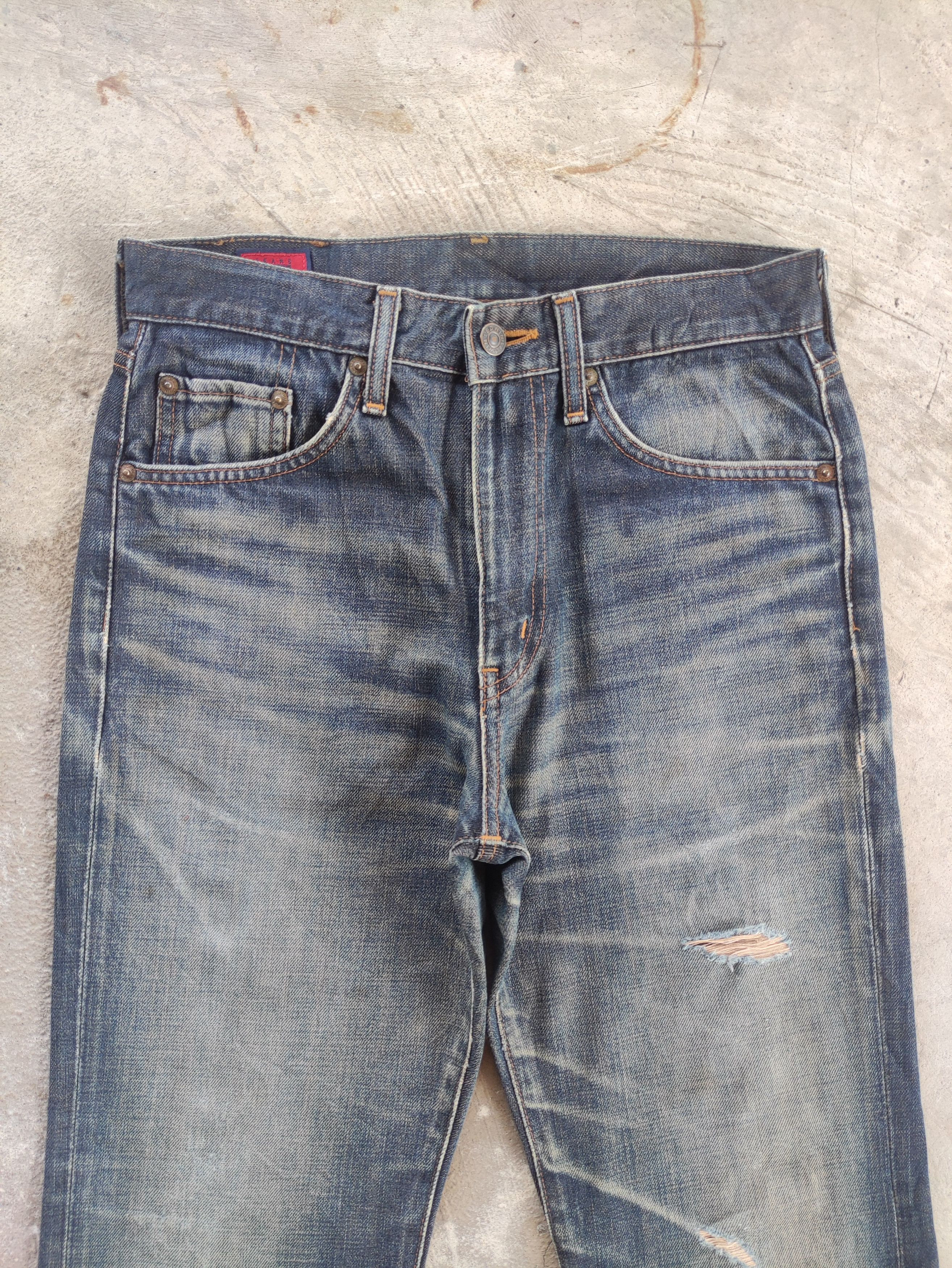 Edwin Vintage Edwin 503 Japan Flare Distressed Faded Jean Size US 30 / EU 46 - 3 Thumbnail
