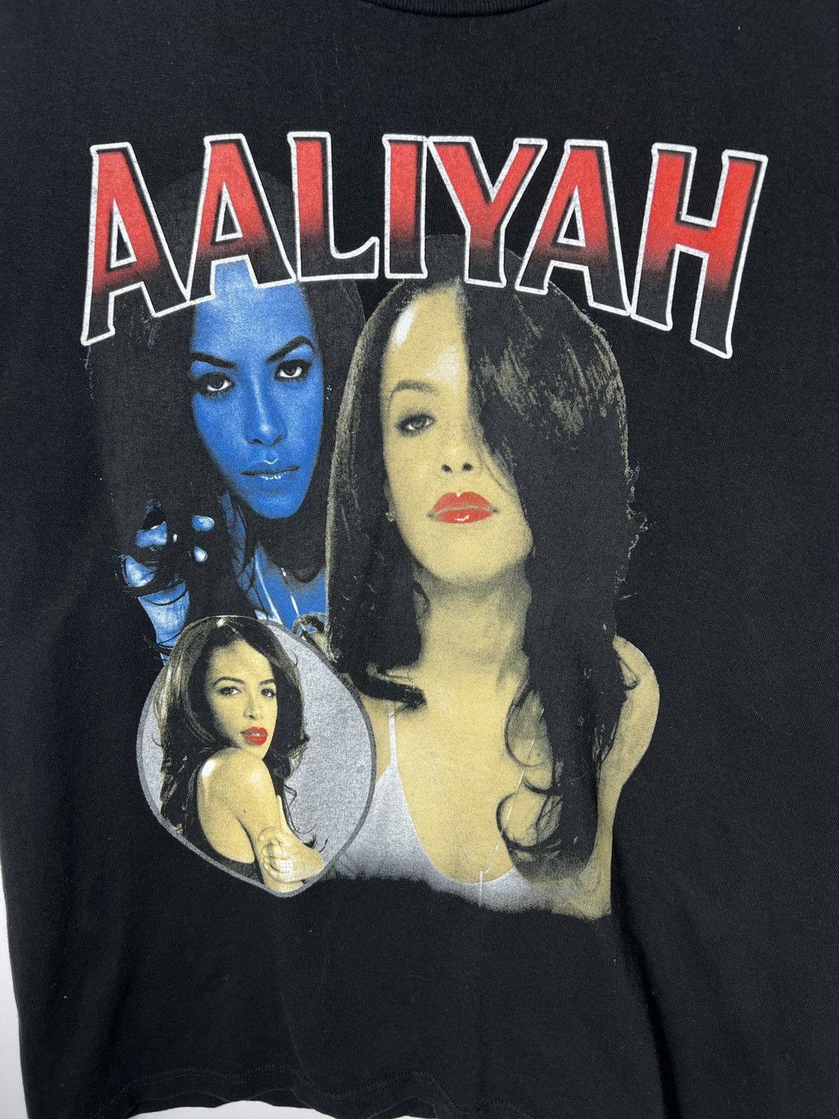 Rap Tees Vintage streetwear band rap Aaliyah Music T-shirt Size US XL / EU 56 / 4 - 2 Thumbnail