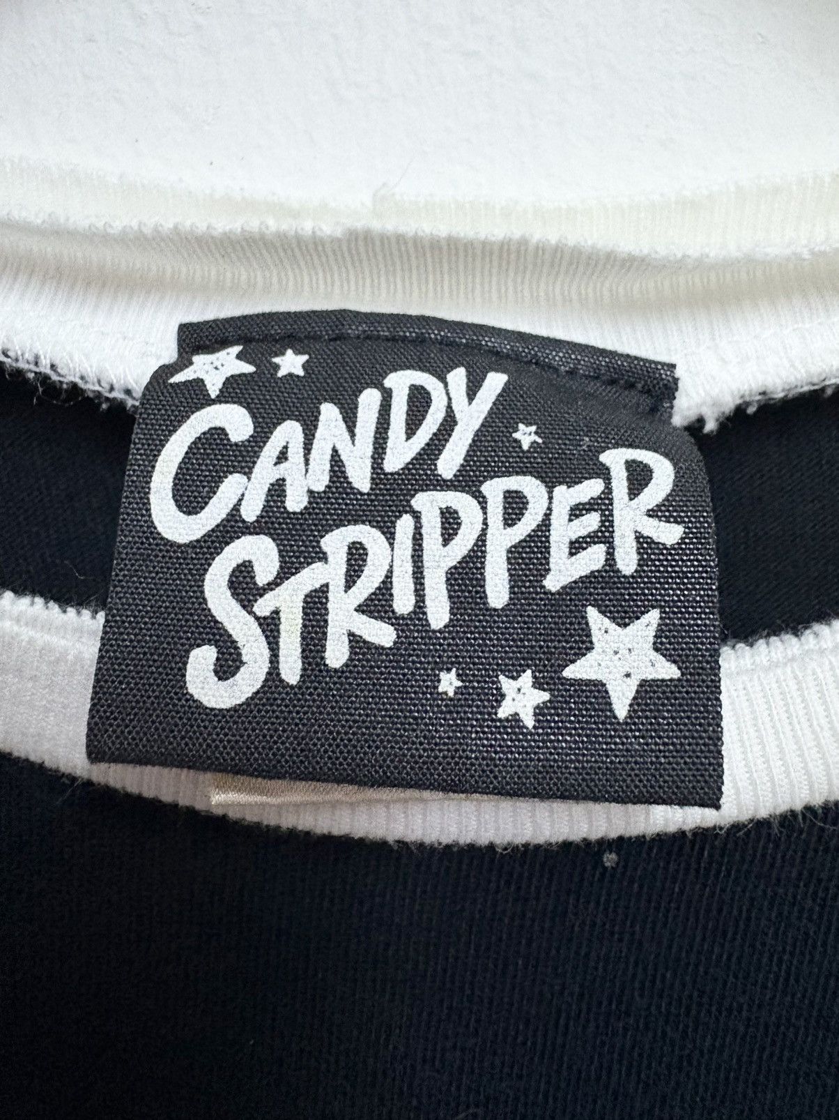 Hysteric Glamour 2000’s Candy Stripper - Crap Hit Bitch ! Raglan T-Shirt Size S / US 4 / IT 40 - 12 Thumbnail