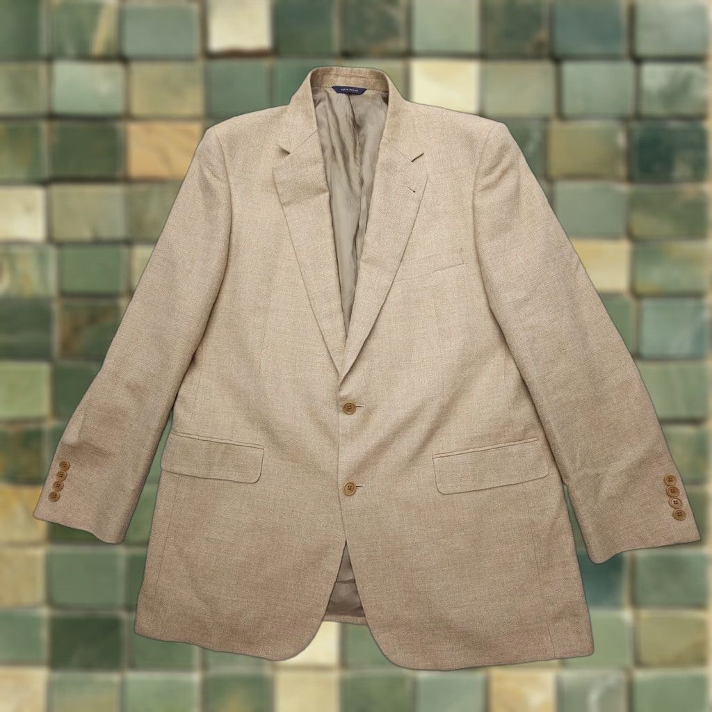 VINTAGE Brooks Brothers 1818 Madison Blazer Mens 44 Long Brown