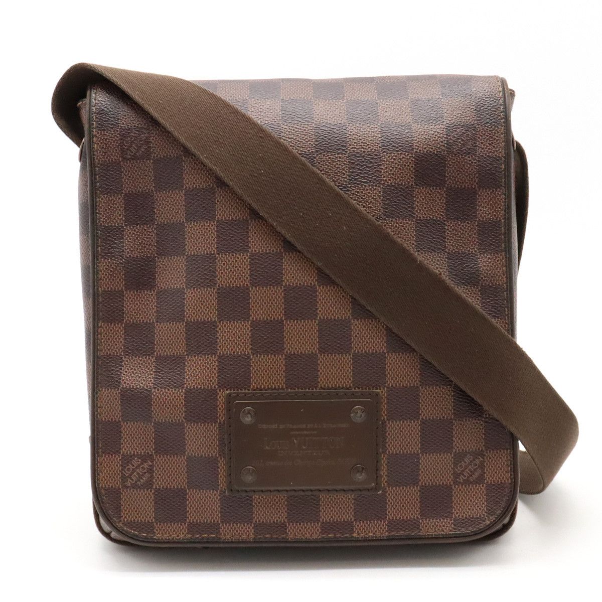 Louis Vuitton Louis Vuitton Louis Vuitton Damier Brooklyn PM Shoulder Bag N51210 Canvas Crossbody Bag N51210 Size ONE SIZE - 1 Thumbnail