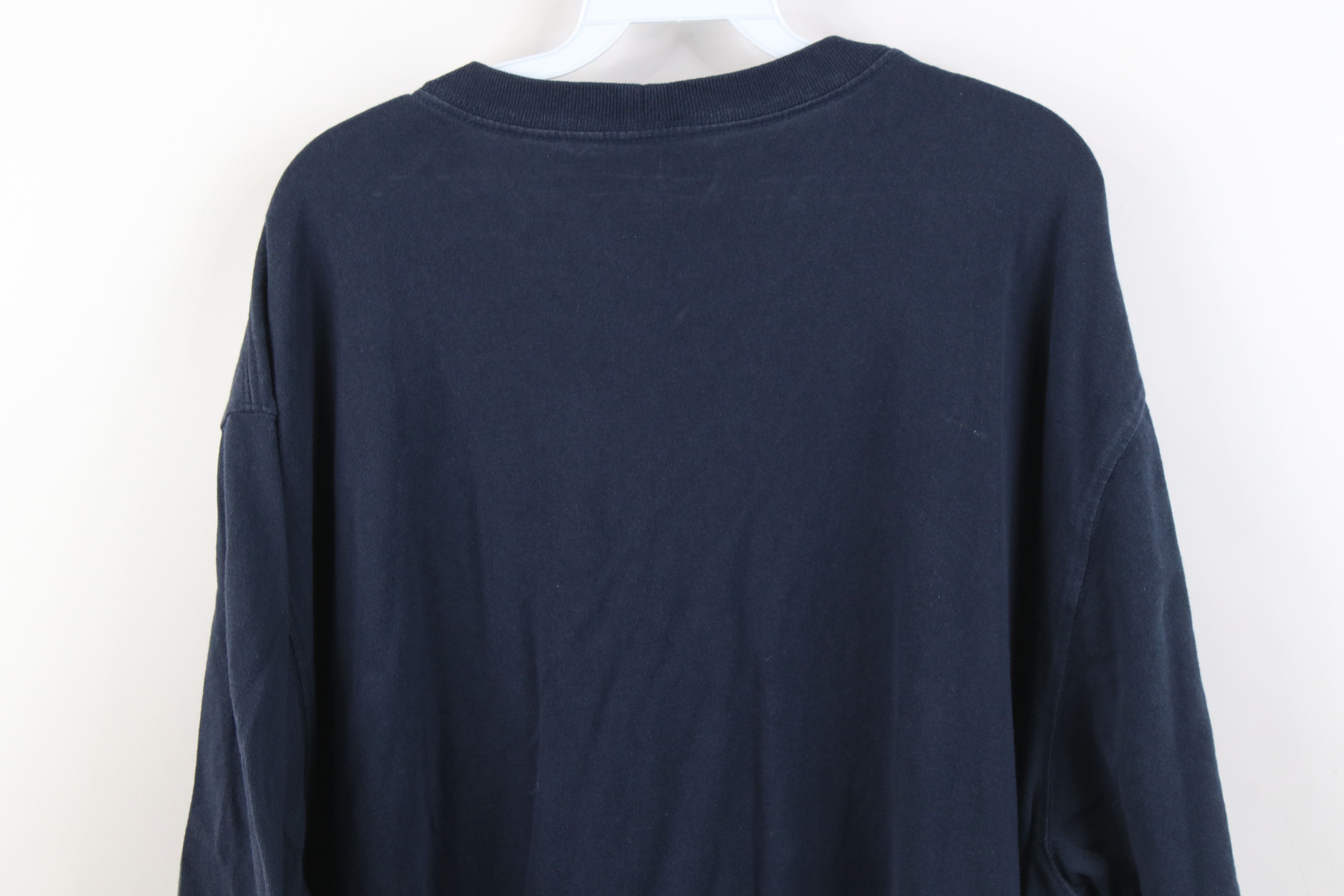 Carhartt Vintage Y2K Carhartt Heavy Pocket T-Shirt Navy Blue Cotton Size US XXL / EU 58 / 5 - 15 Thumbnail