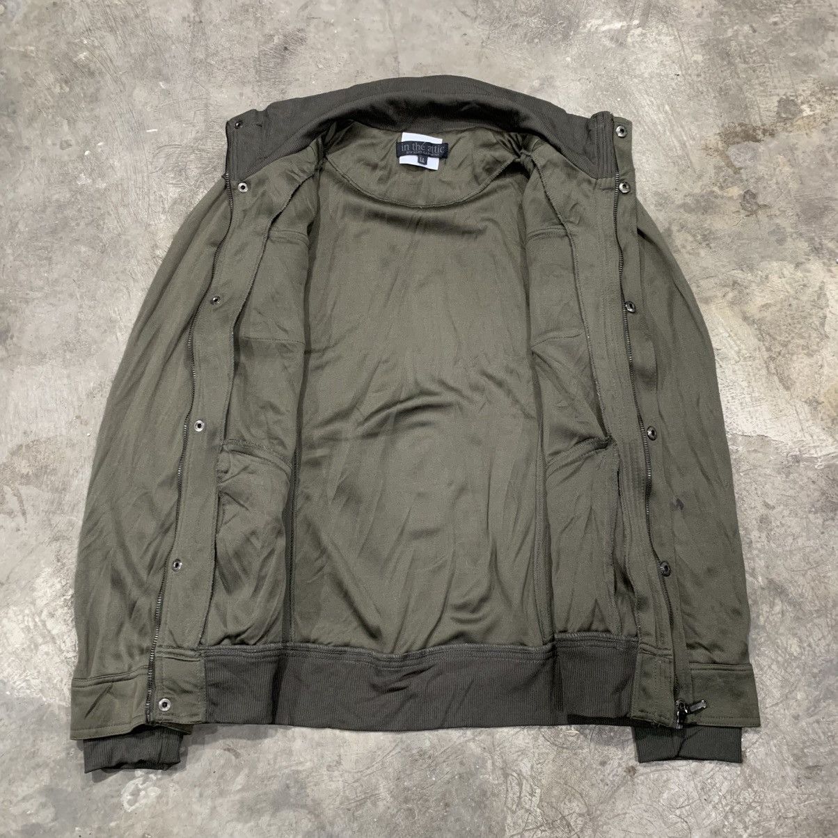 If Six Was Nine × Japanese Brand × Le Grande Bleu (L.G.B.) In The Attic Multipockets Green Army Bono Jacket Size US L / EU 52-54 / 3 - 9 Thumbnail