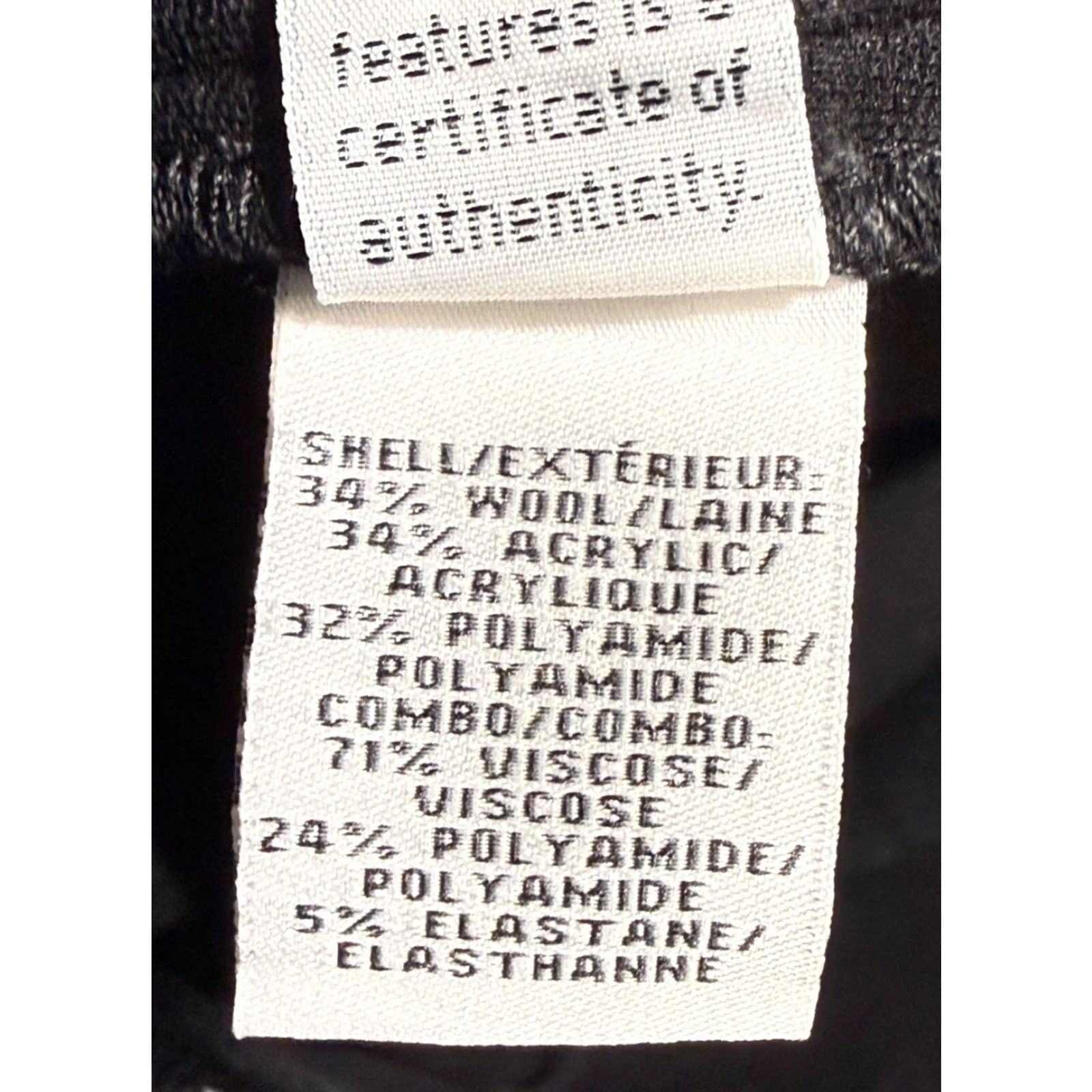 Diane von Furstenberg Diane von Furstenberg Panel Marta Pencil Skirt Black White Multicolor 4 EUC Women Knee Length Wool Acrylic Polyamide Straight & Pencil Size 4 Size 27" / US 4 / IT 40 - 5 Thumbnail