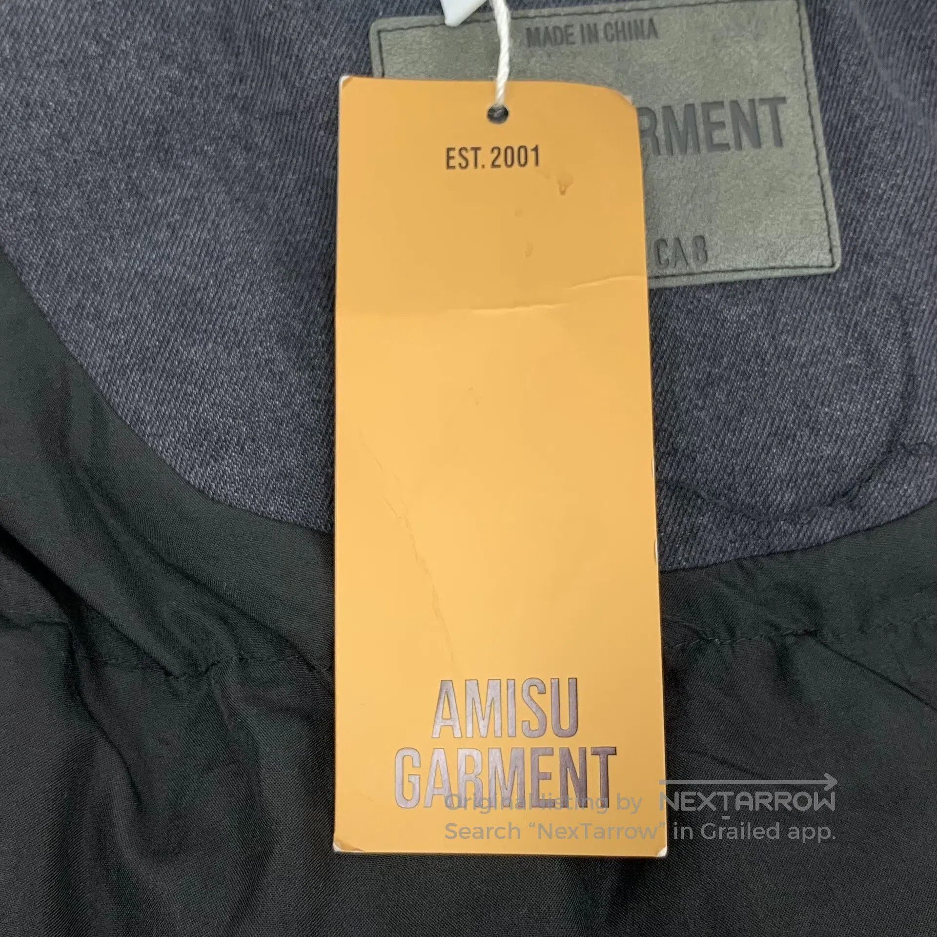 Other Amisu Garment Gray cotton water-washed collar zip-through Size XS / US 0-2 / IT 36-38 - 6 Thumbnail