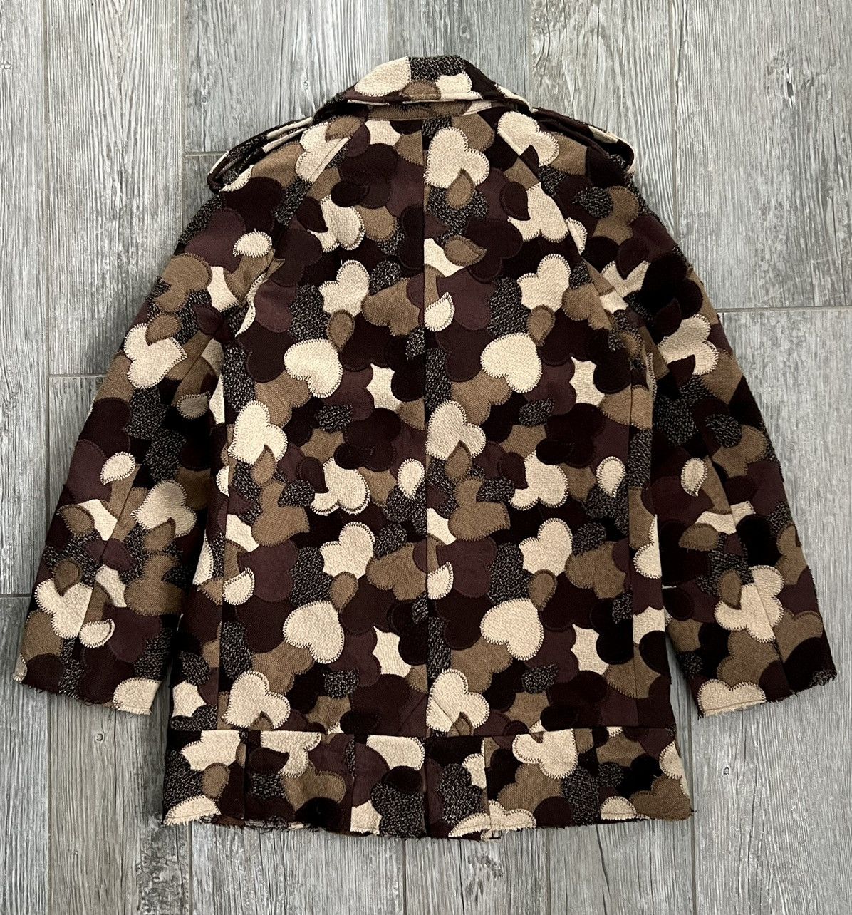 Number (N)ine AW2003 Number (N)ine Touch Me I’mSick Heart Patchwork Jacket Size US XL / EU 56 / 4 - 2 Thumbnail