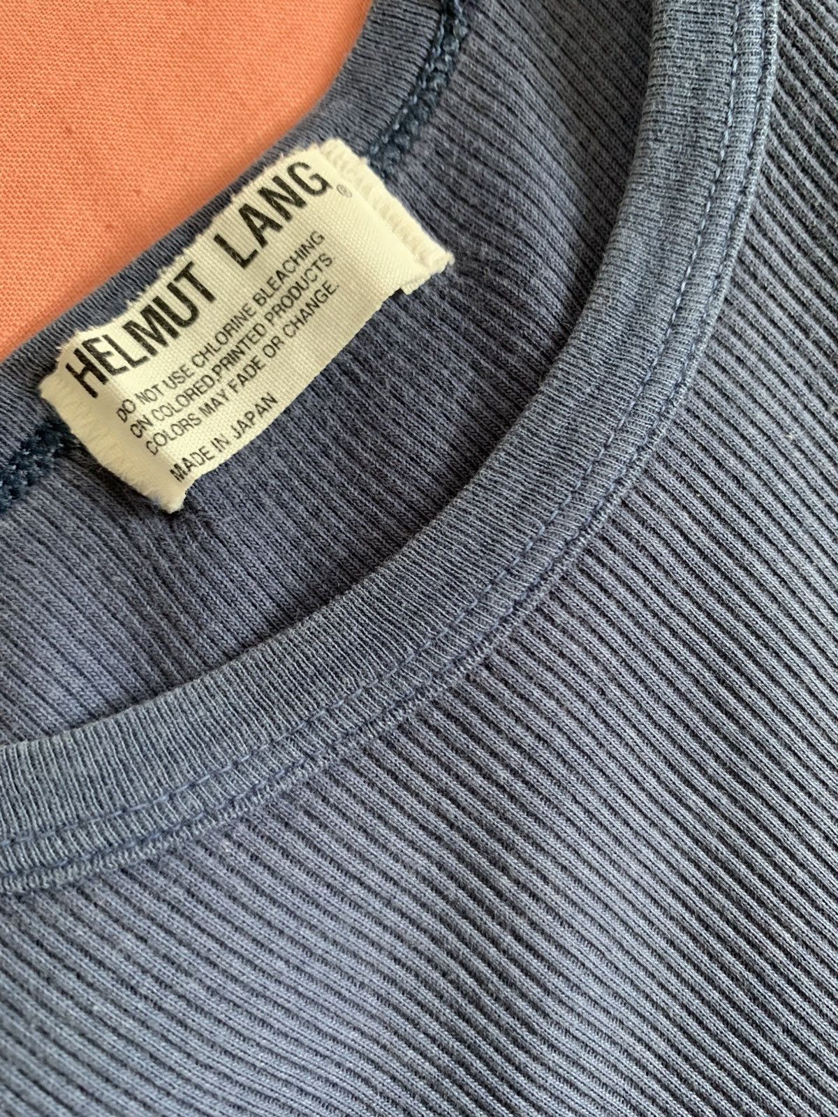 Helmut Lang Helmut Lang 1995 Blue Tank Top Size US M / EU 48-50 / 2 - 2 Thumbnail
