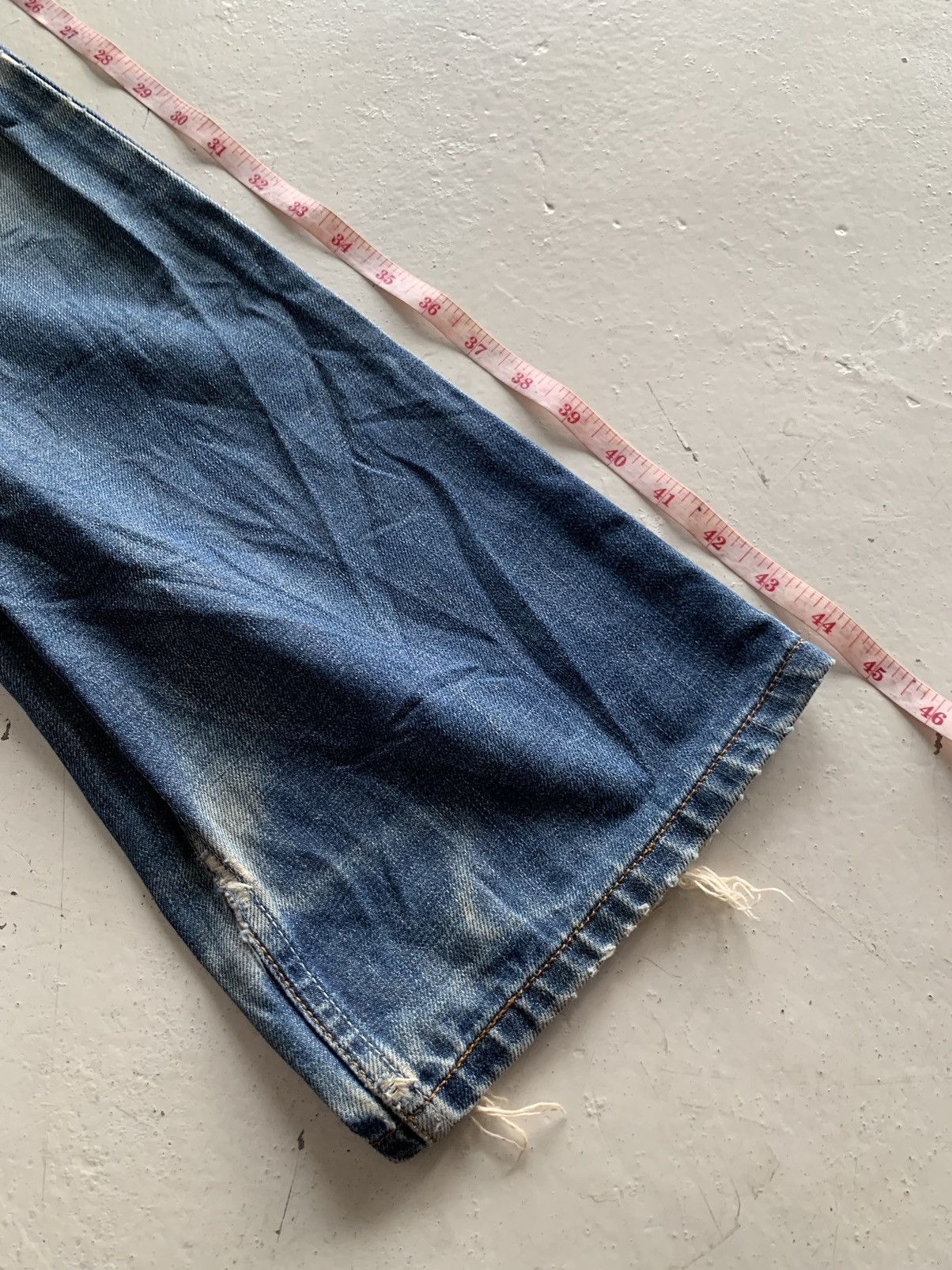 If Six Was Nine × Levi's × Tornado Mart Vintage Levi’s Ripped Boot Cut Denim Size US 30 / EU 46 - 14 Thumbnail
