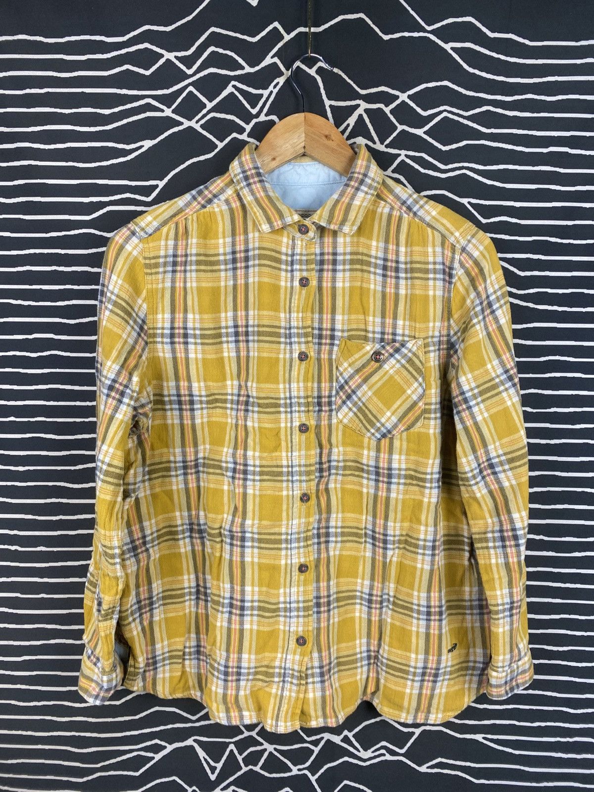 Japanese Brand Crocodile Flannel Shirt Size L / US 10 / IT 46 - 1 Thumbnail