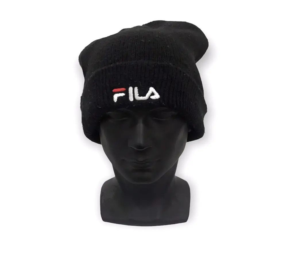 image of Fila Spellout Beanie Hat, Men's
