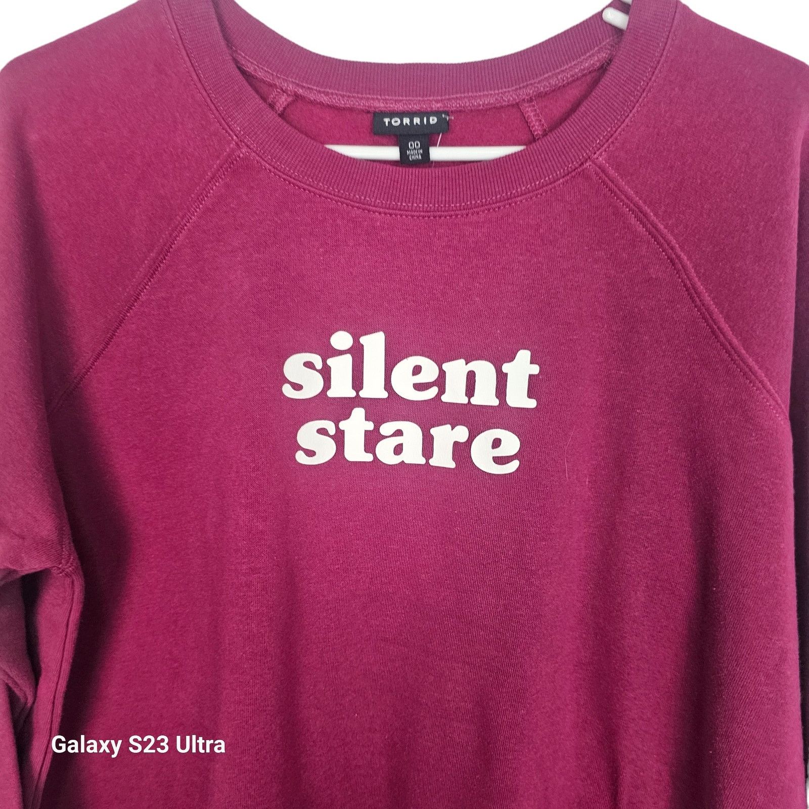Torrid Torrid Silent Stare Pullover Fleece Crewneck Sweatshirt Size L / US 10 / IT 46 - 3 Thumbnail