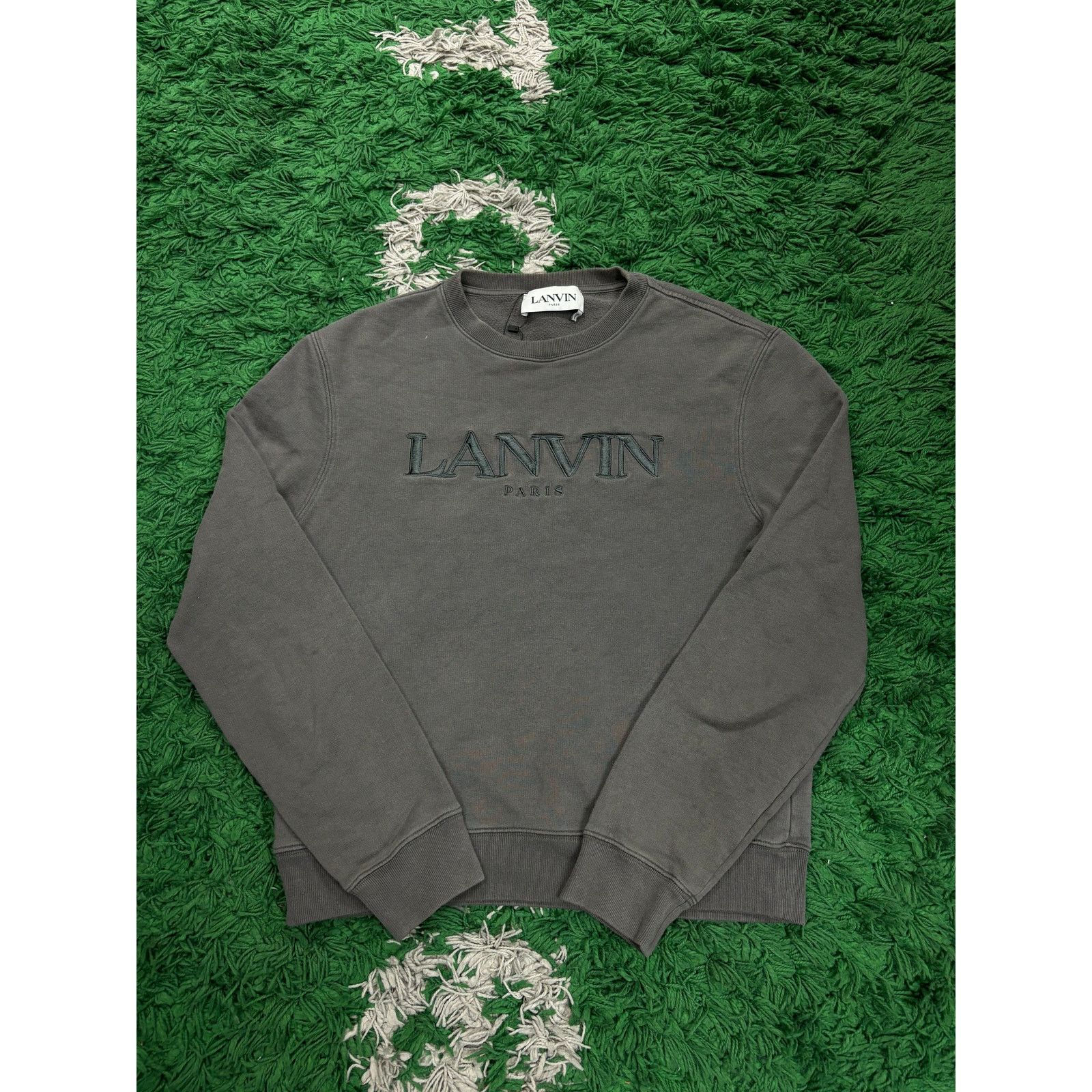 Lanvin Lanvin Grey Crewneck Used Small Size US S / EU 44-46 / 1 - 1 Thumbnail