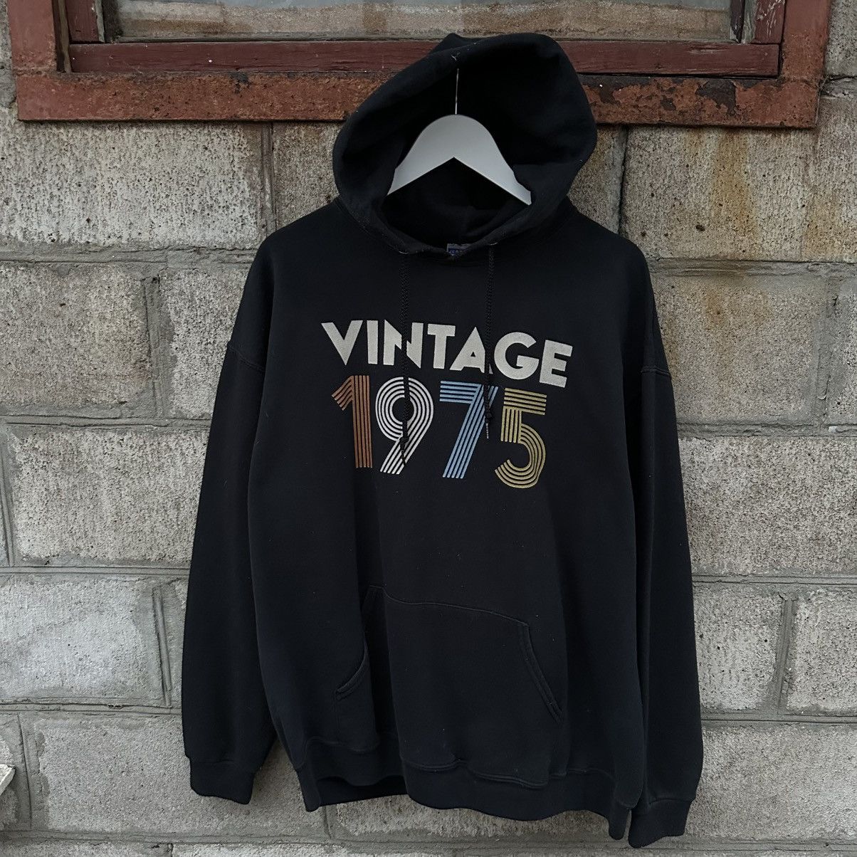 Vintage Vintage 1975 Hoodie Big Logo Size XL Y2K 00s USA Hype Trend Size US XL / EU 56 / 4 - 1 Thumbnail