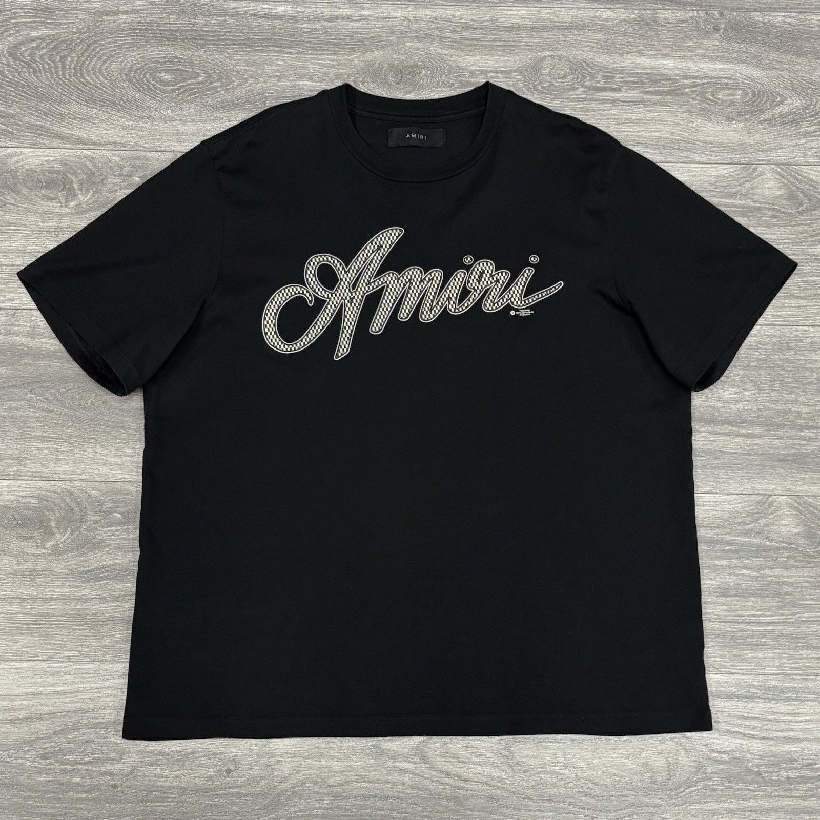 Amiri Amiri Script Logo T-Shirt ' Black ' | 100% AUTHENTIC! Size US XL / EU 56 / 4 - 1 Thumbnail
