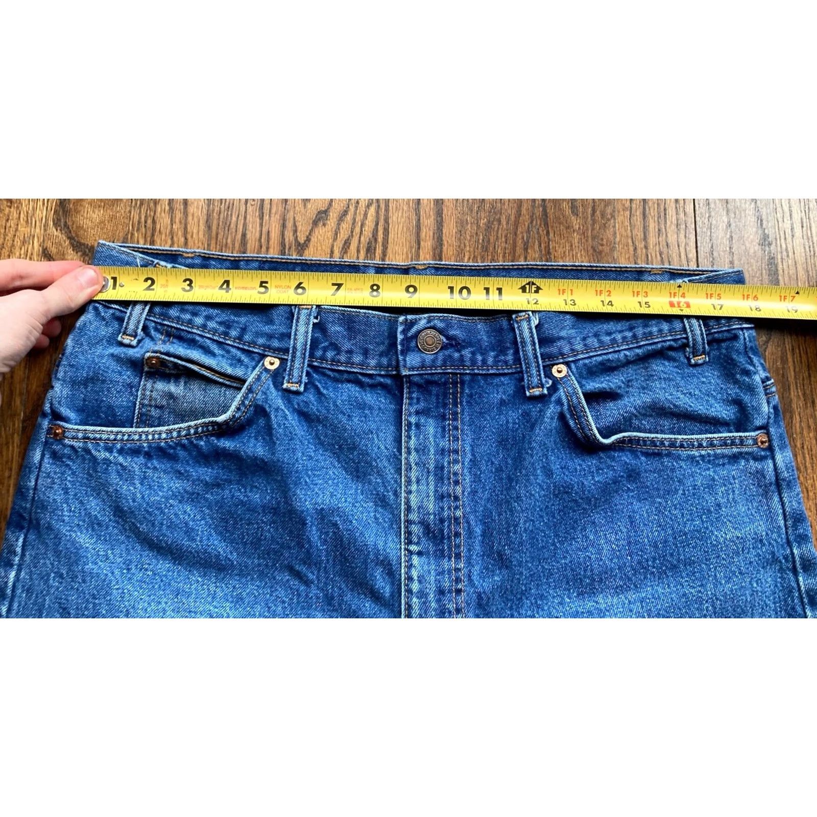 Levi's VINTAGE Levi's 90s 505 Jeans Mens Blue Denim Size 38x30 (fits 36x29) Orange Tab Size US 38 / EU 54 - 6 Thumbnail