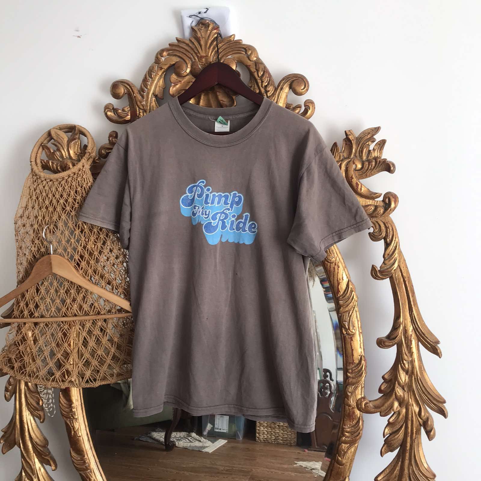 Vintage BC ETHIC 2004 MTV Pimp My Ride T shirt SZ L Gray