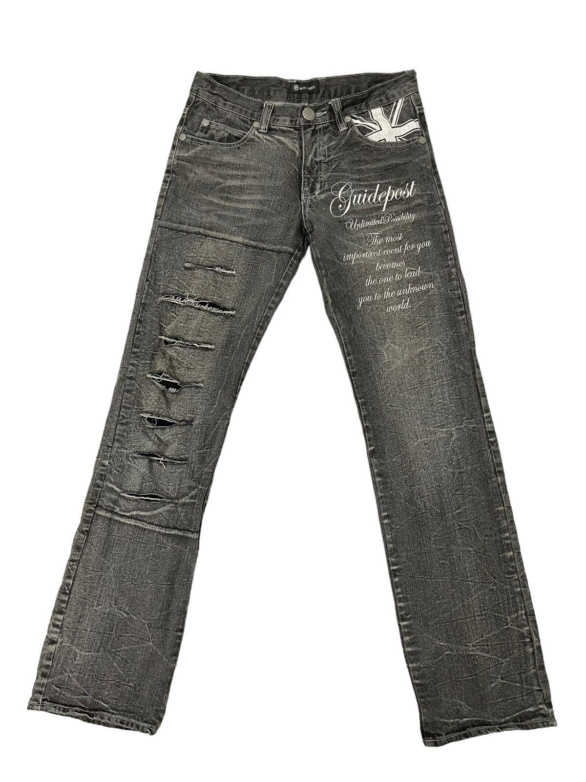 Distress Jeans Root Three Regular Straight 6🟦3