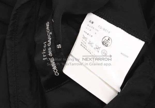 Comme Des Garcons Black vintage bow top