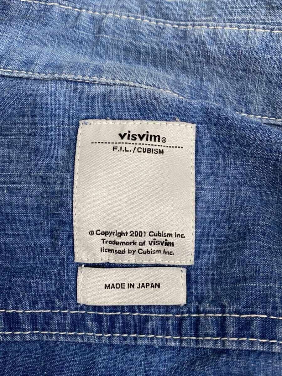 Visvim Blue Cotton Long Sleeve Shirt Size US S / EU 44-46 / 1 - 3 Thumbnail