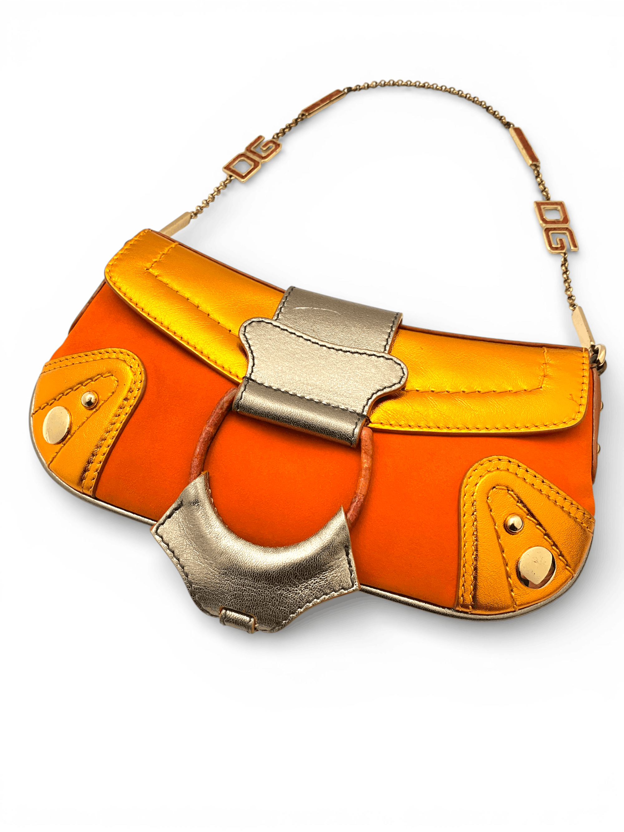 Dolce & Gabbana Dolce & Gabbana DG D-Ring Baguette Chain Shoulder Hand Bag Size ONE SIZE - 6 Thumbnail