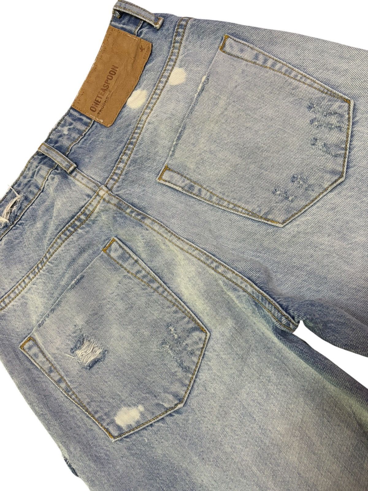 One Teaspoon Vtg Y2k ONETEASPOON Distressed Jeans Size US 28 / EU 44 - 5 Thumbnail