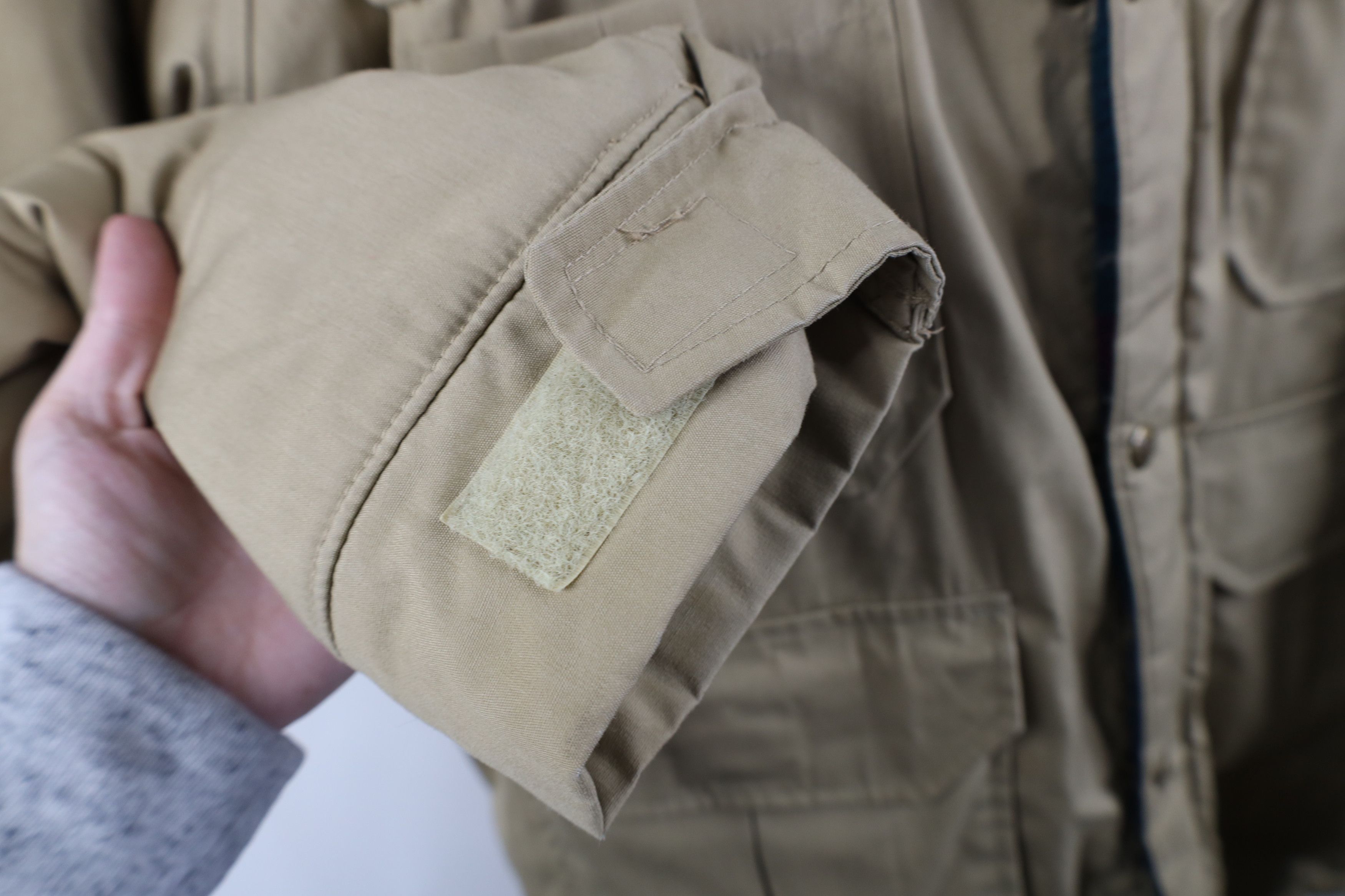 Vintage × Woolrich Woolen Mills Vintage 90s Woolrich Lined Full Zip Parka Jacket Beige USA Size US XL / EU 56 / 4 - 6 Thumbnail