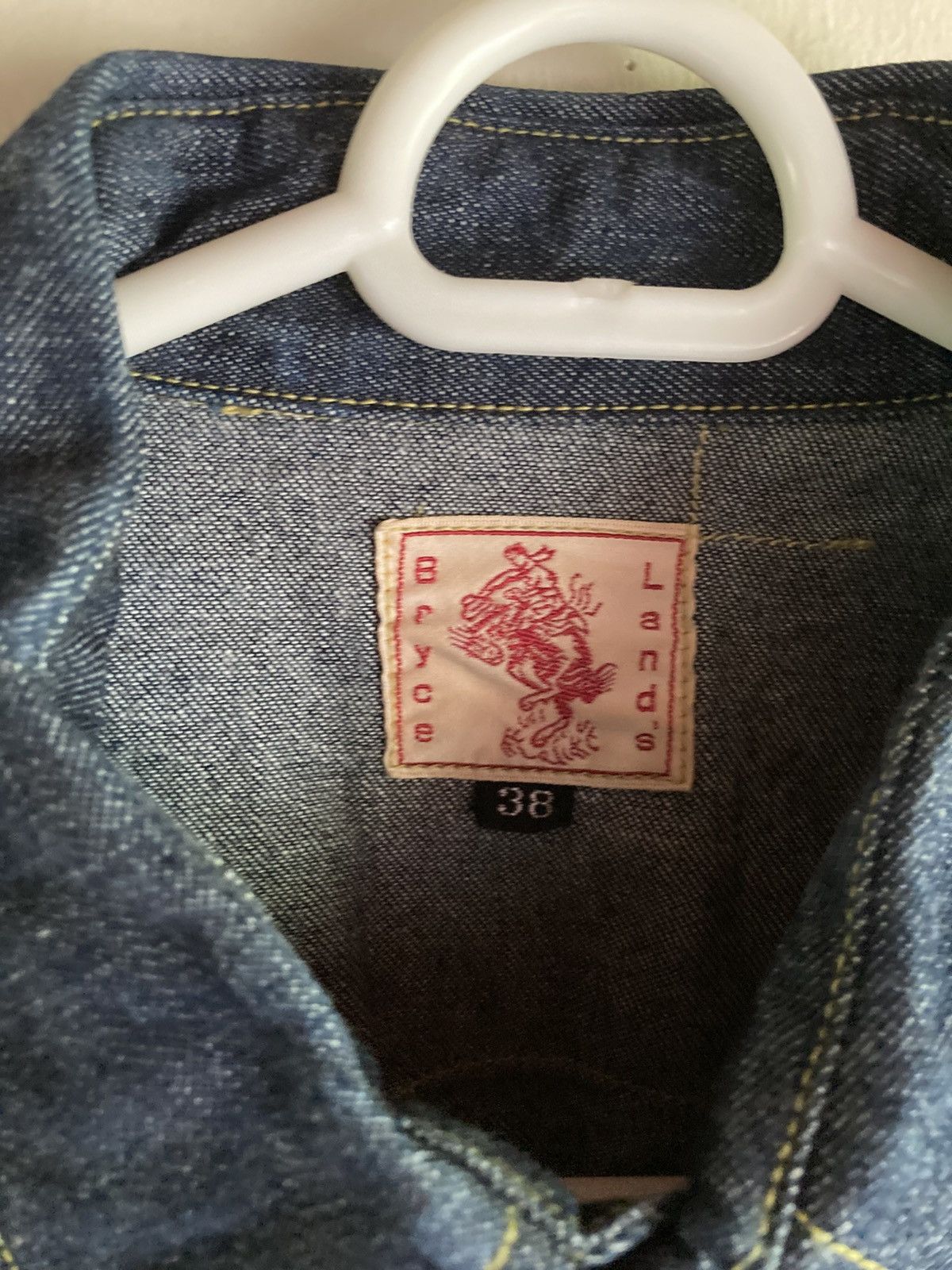 Bryceland's Brycelands Sawtooth Denim Western Shirt Sz 38 Size US S / EU 44-46 / 1 - 5 Thumbnail