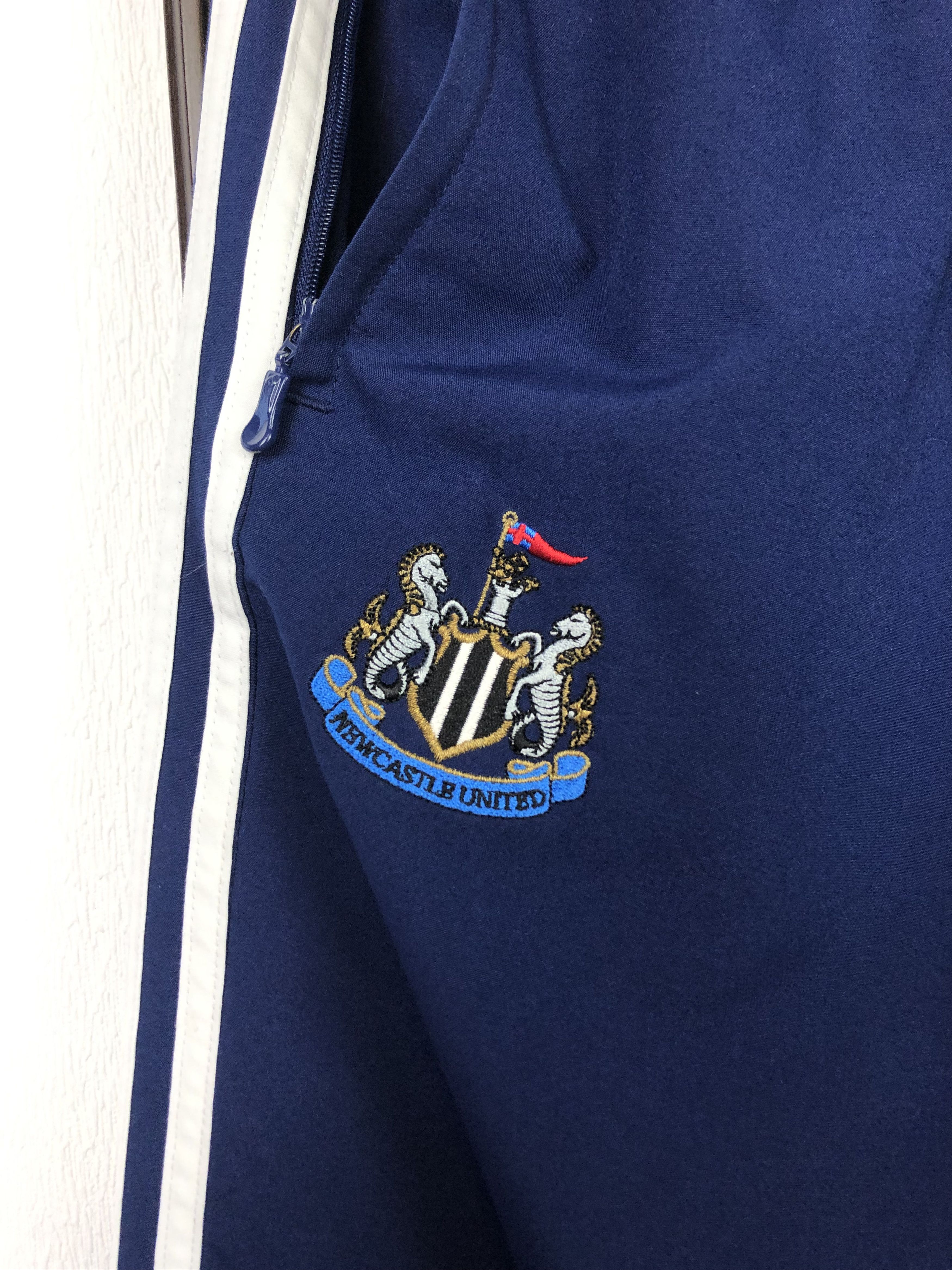 Adidas Vintage Newcastle United Football Pants Soccer Sweaptants L Size US 34 / EU 50 - 4 Thumbnail